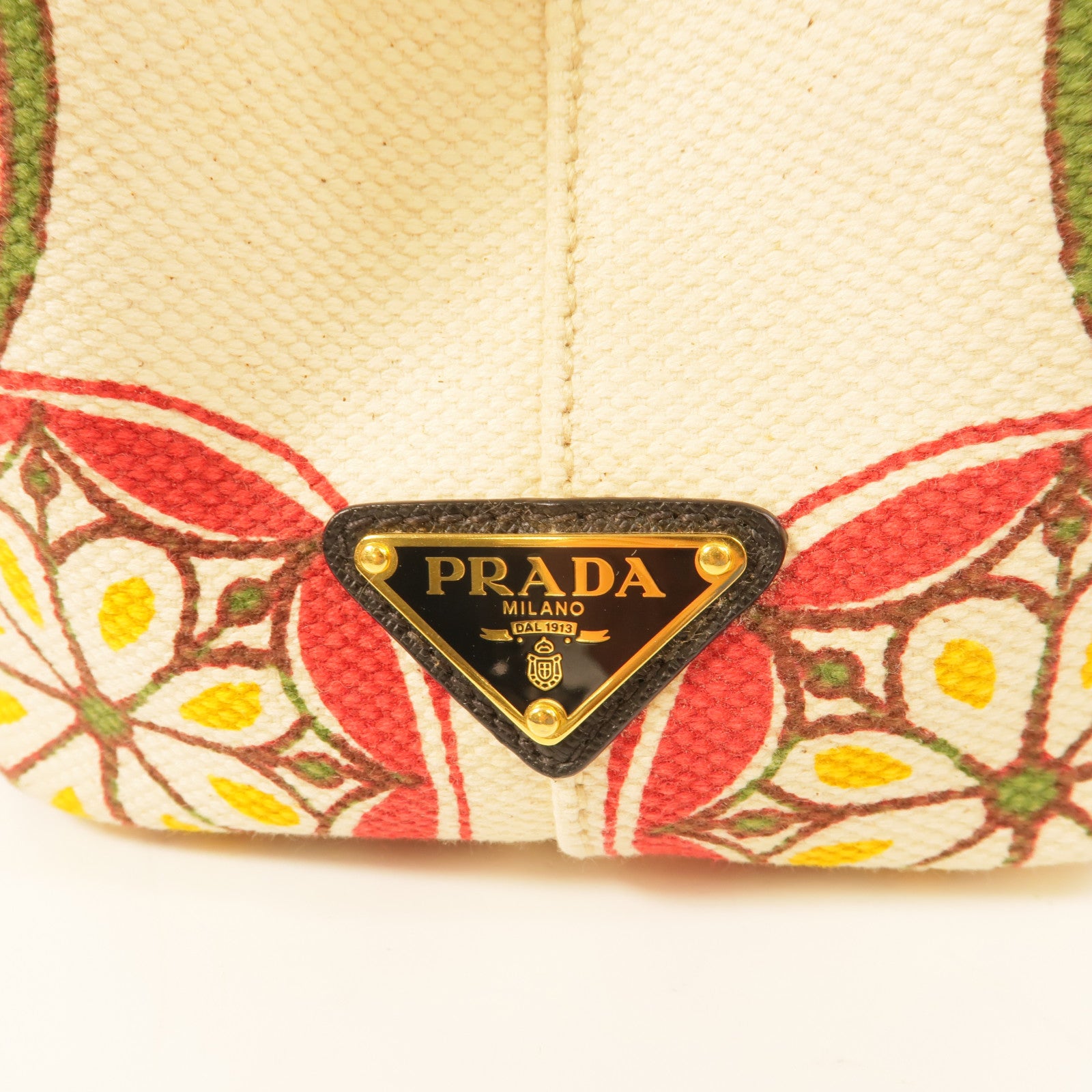 PRADA 帆布Canapa Joy手挽肩背兩用袋
