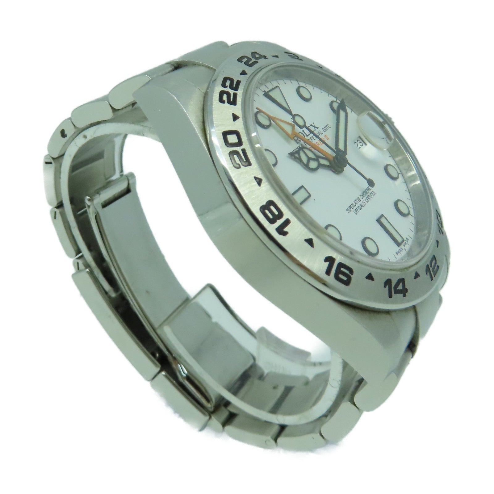 ROLEX ExplorerII不鏽鋼手錶自動機芯白色
