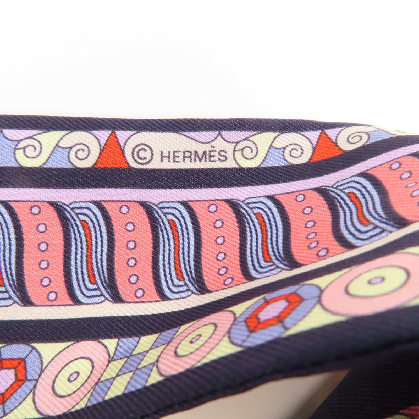 HERMES 絲質Twilly絲巾