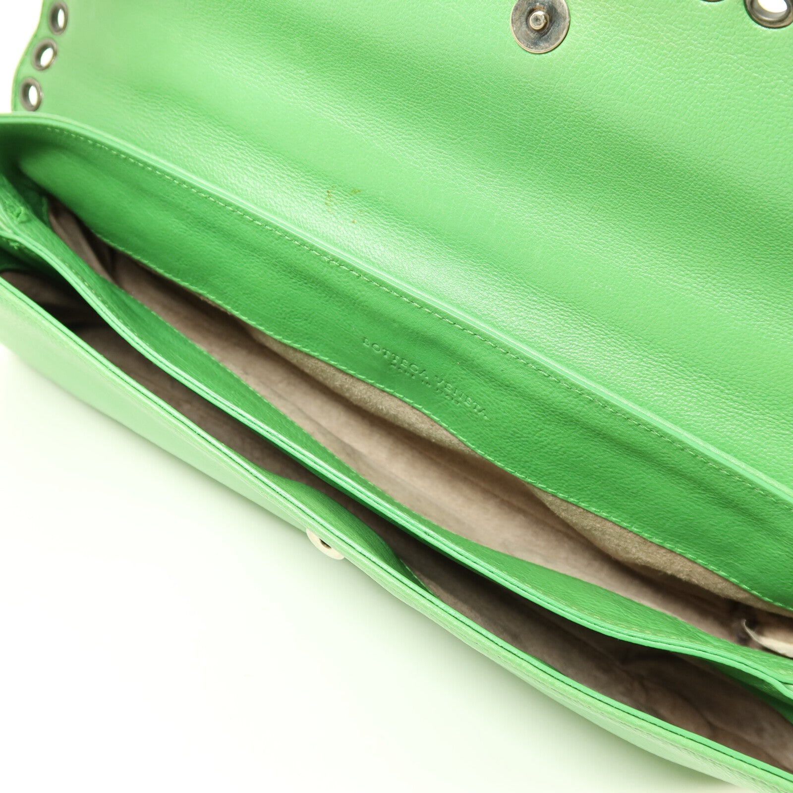 BOTTEGA VENETA 牛皮皮革Shoulder Bag銀扣手挽袋