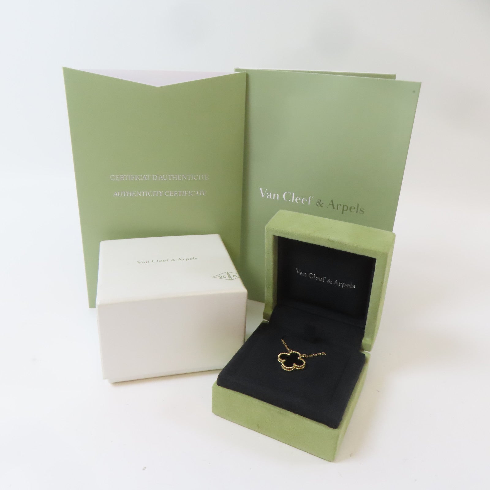 Van Cleef & Arpels 18K黃金Vintage Alhambra項鍊#42cm