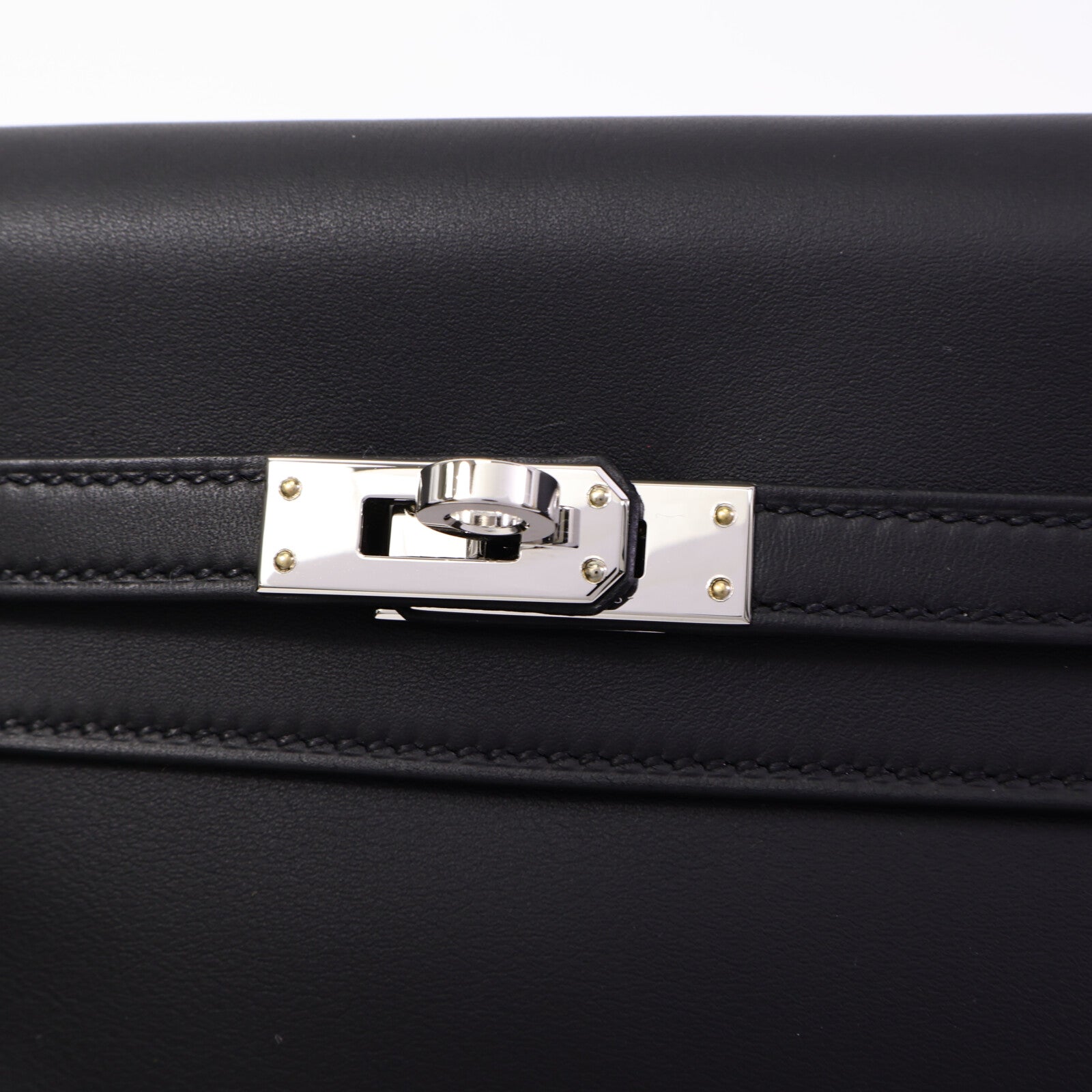 HERMES Swift皮革Kelly Moove肩背袋Noir