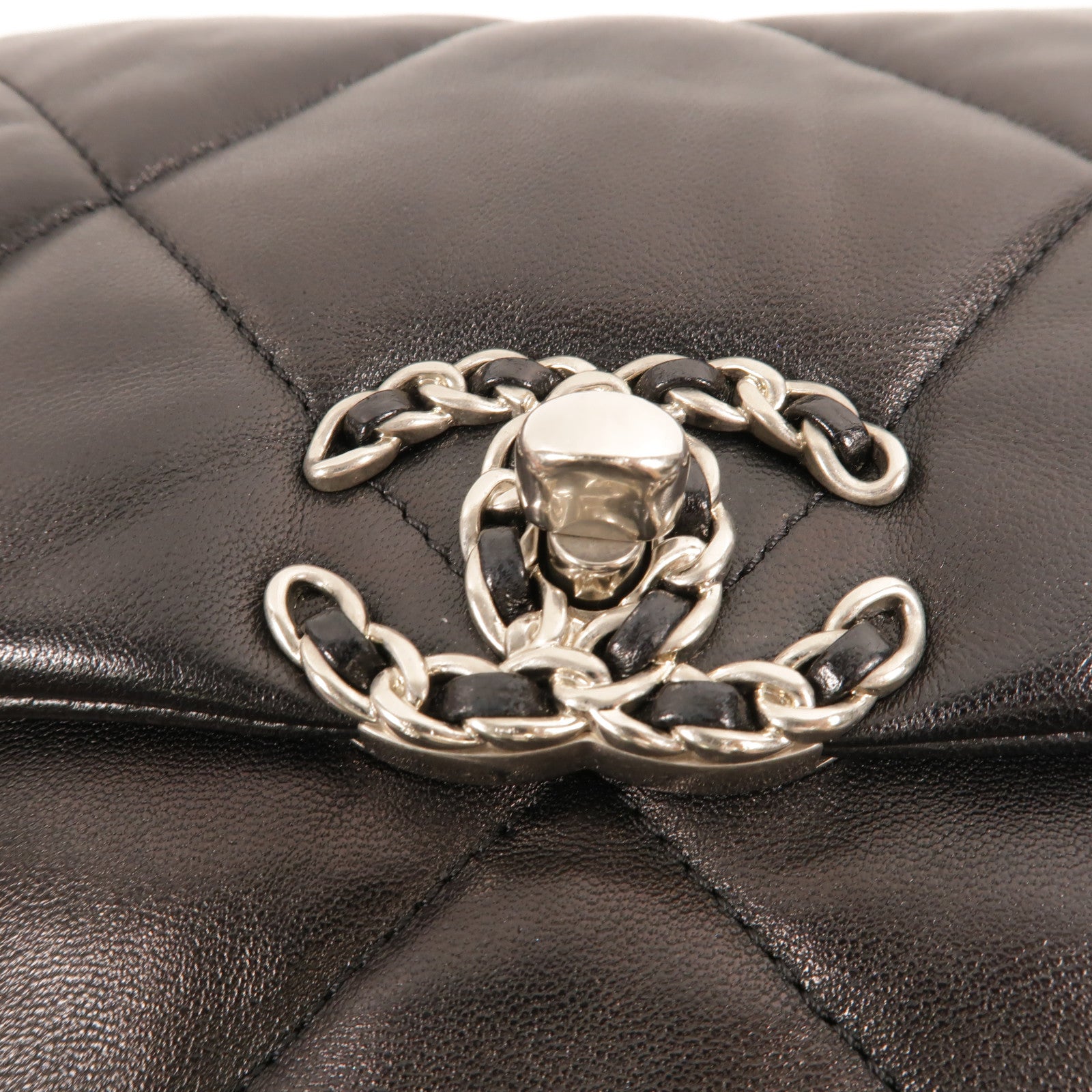 CHANEL 羊皮皮革Chanel 19 Small鏈帶肩背袋