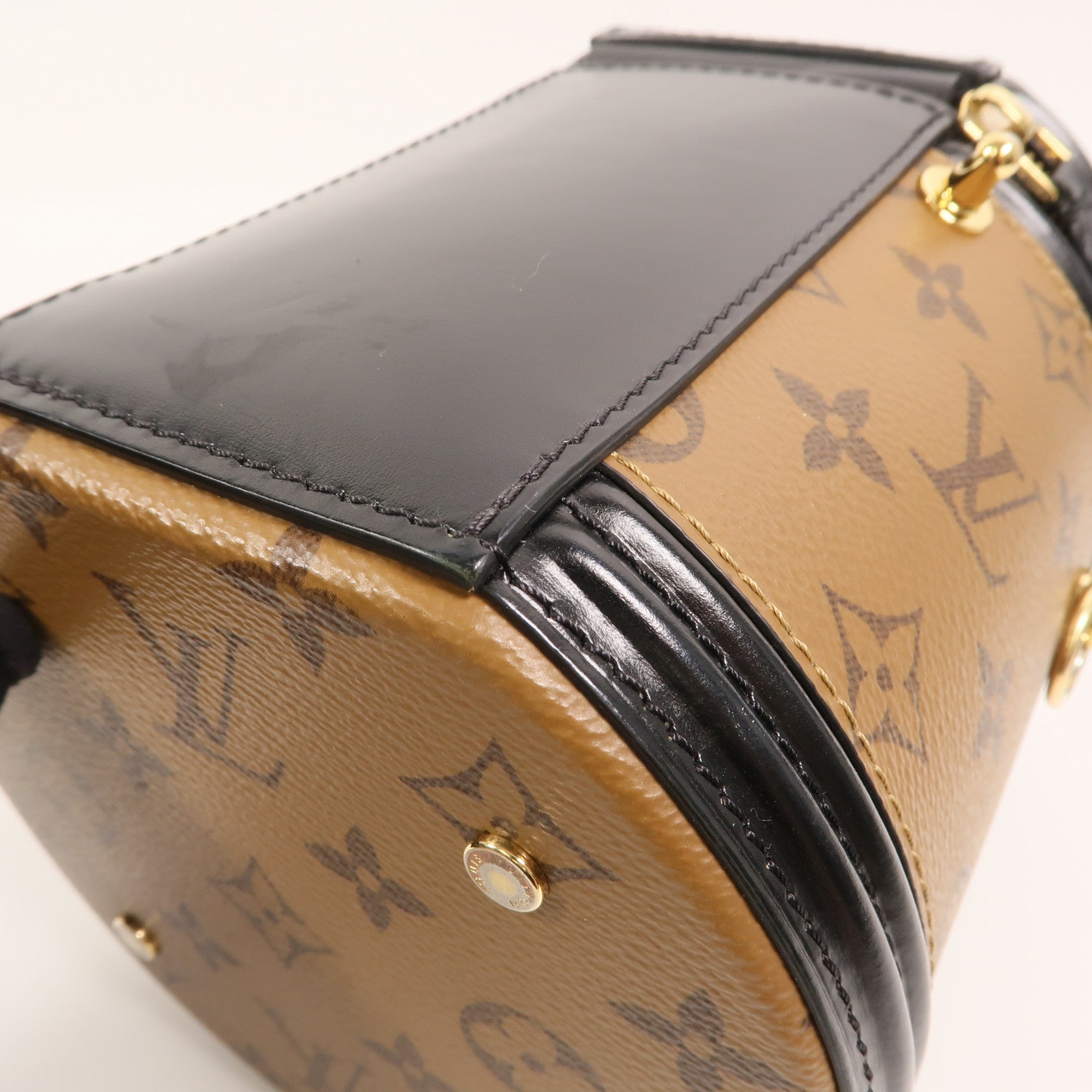 LOUIS VUITTON Monogram Reverse Cannes手挽肩背兩用袋