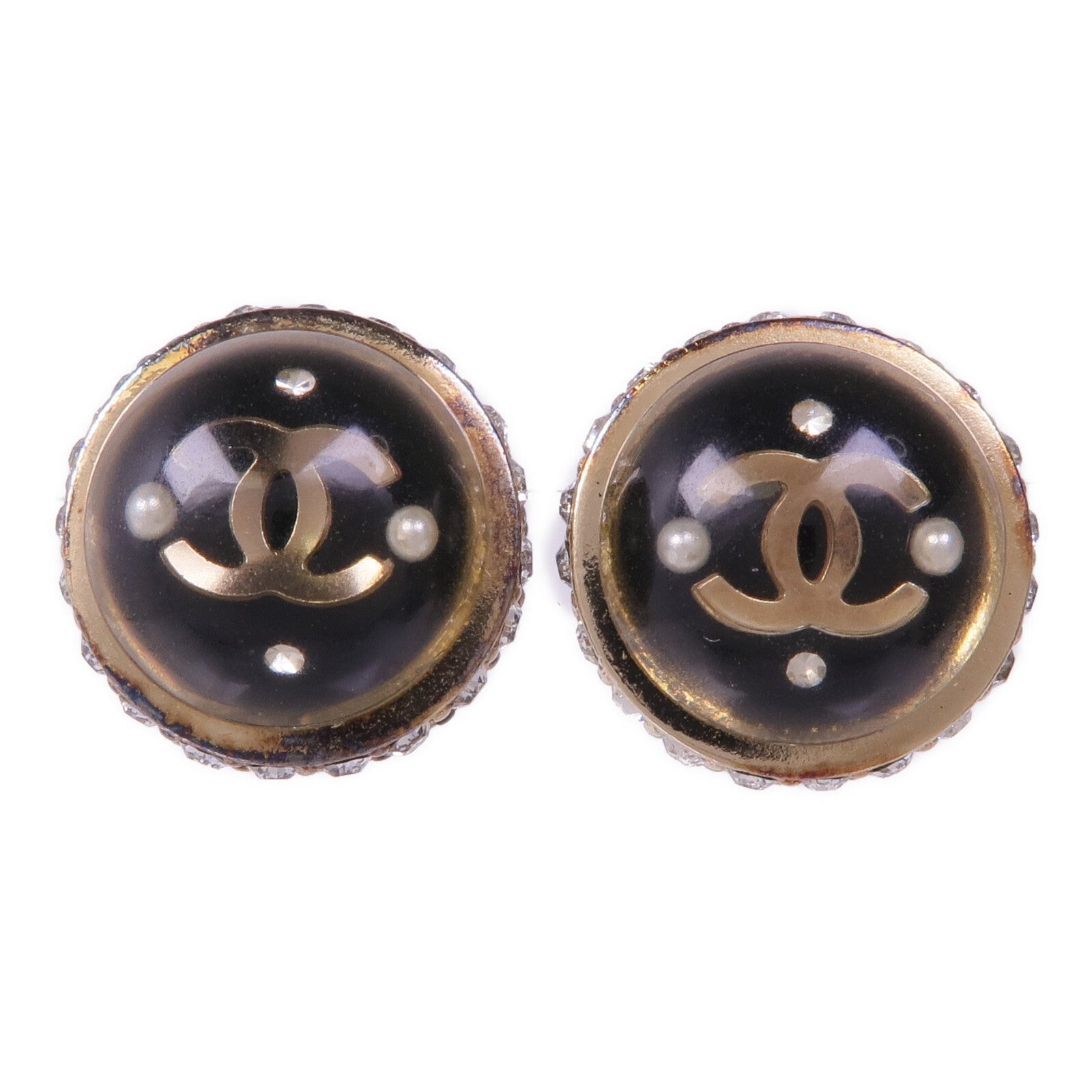 CHANEL PVC/金屬Earrings耳環