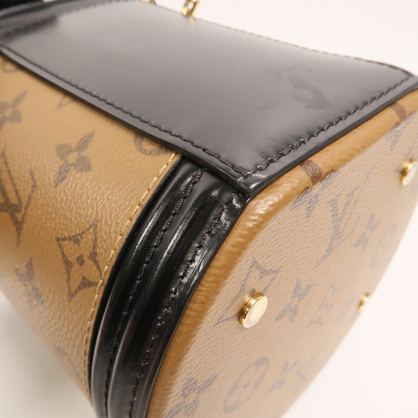LOUIS VUITTON Monogram Reverse Cannes手挽肩背兩用袋