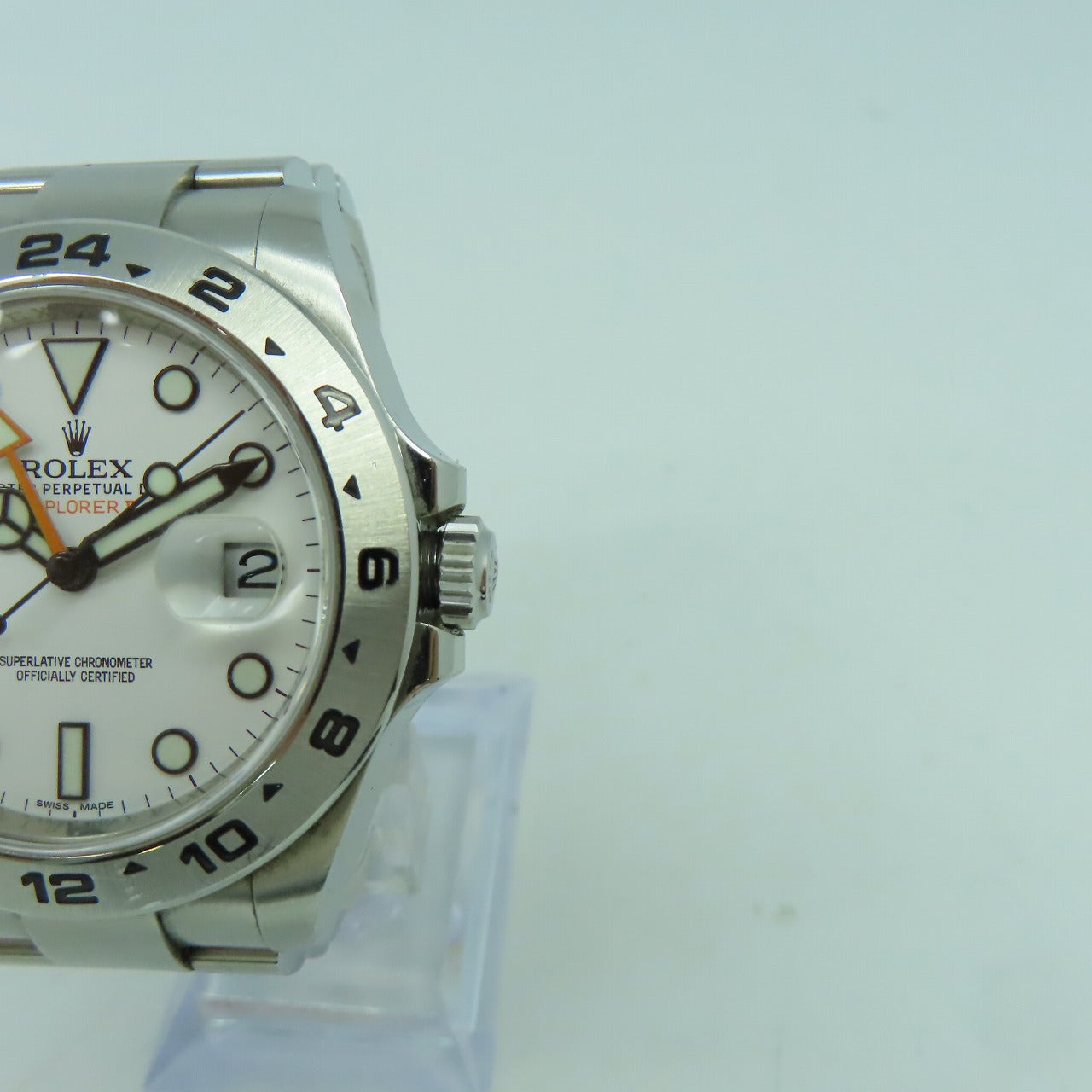 ROLEX ExplorerII不鏽鋼手錶自動機芯白色