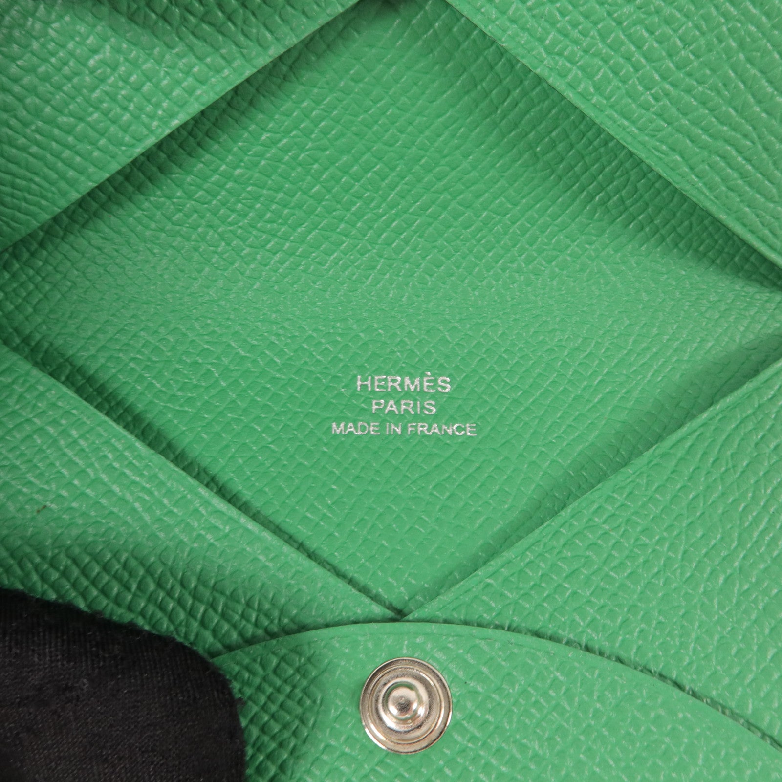 HERMES Epsom皮革Calvi Card Holder卡片套