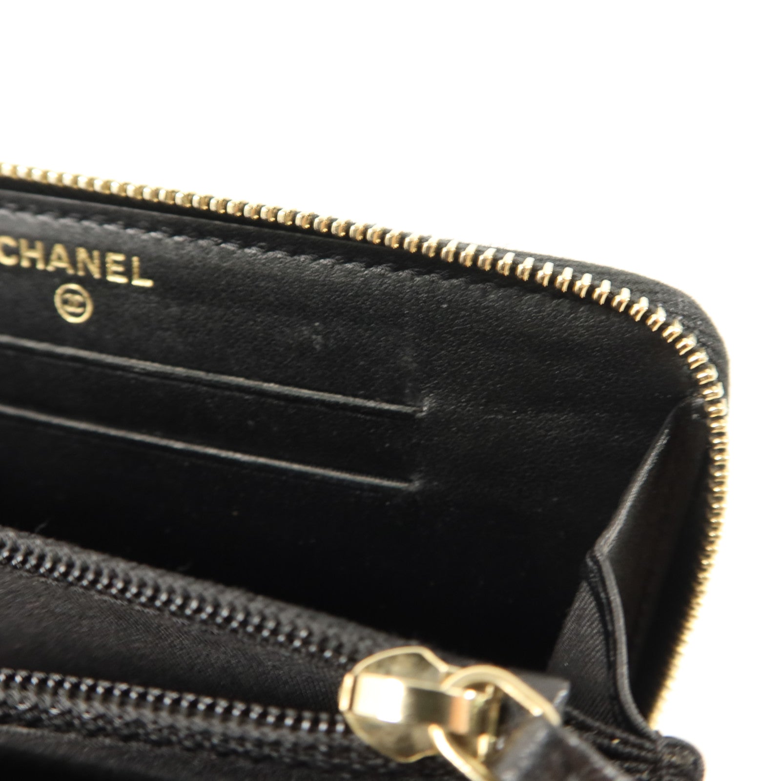 CHANEL 牛皮皮革Medium Zipped Wallet錢包