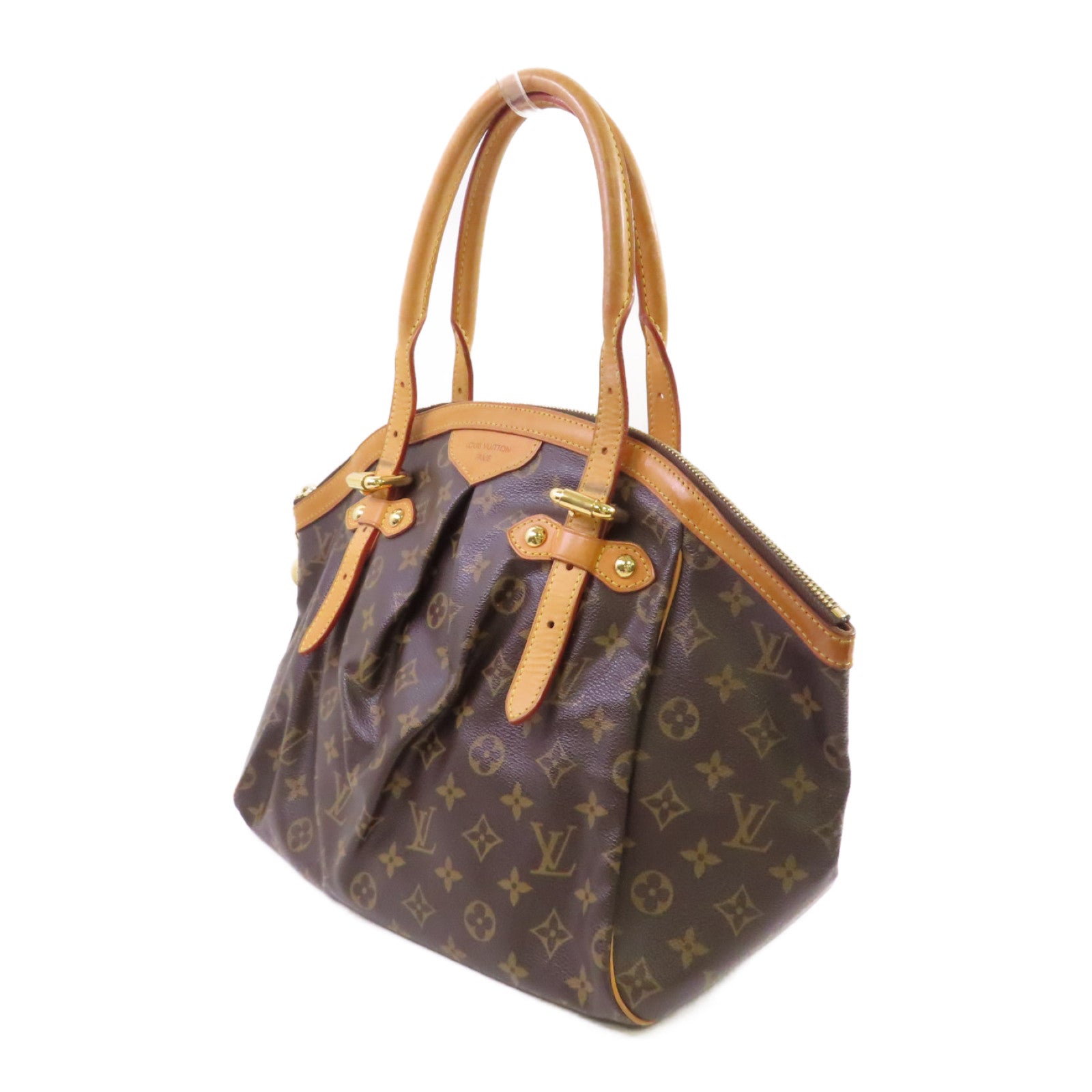 LOUIS VUITTON 【激減優惠】Monogram Tivoli GM Hand Bag金扣手挽袋啡色