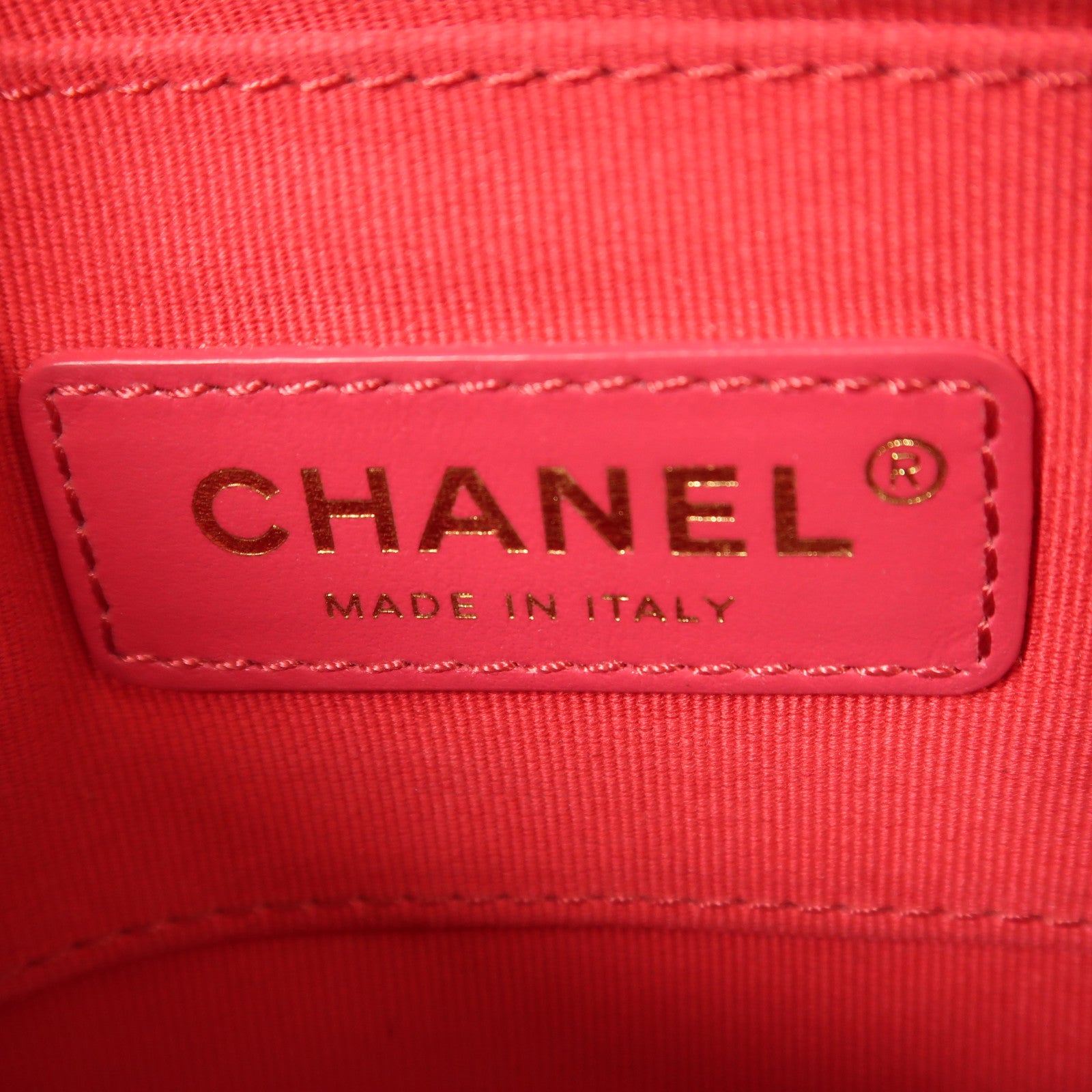 CHANEL 菱格牛皮皮革Chain Shoulder Bag金扣鏈帶肩背袋黑色