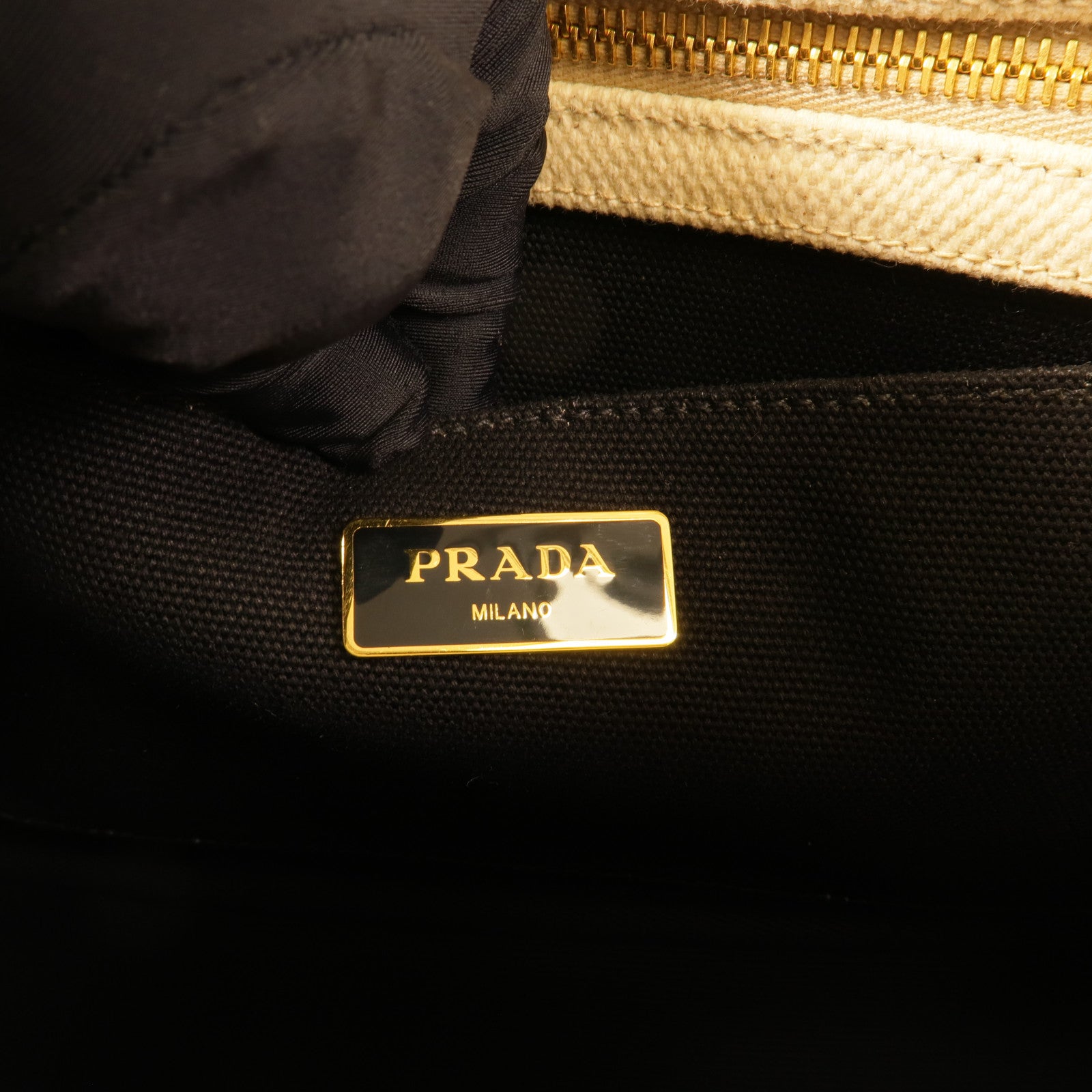PRADA 帆布Canapa Joy手挽肩背兩用袋