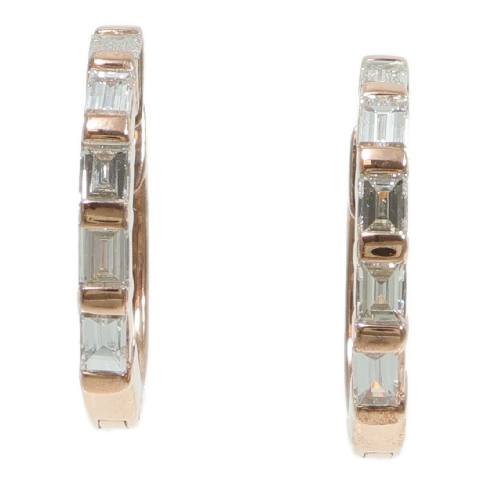 JEWELRY 18K玫瑰金Diamond Earrings鑽石耳環
