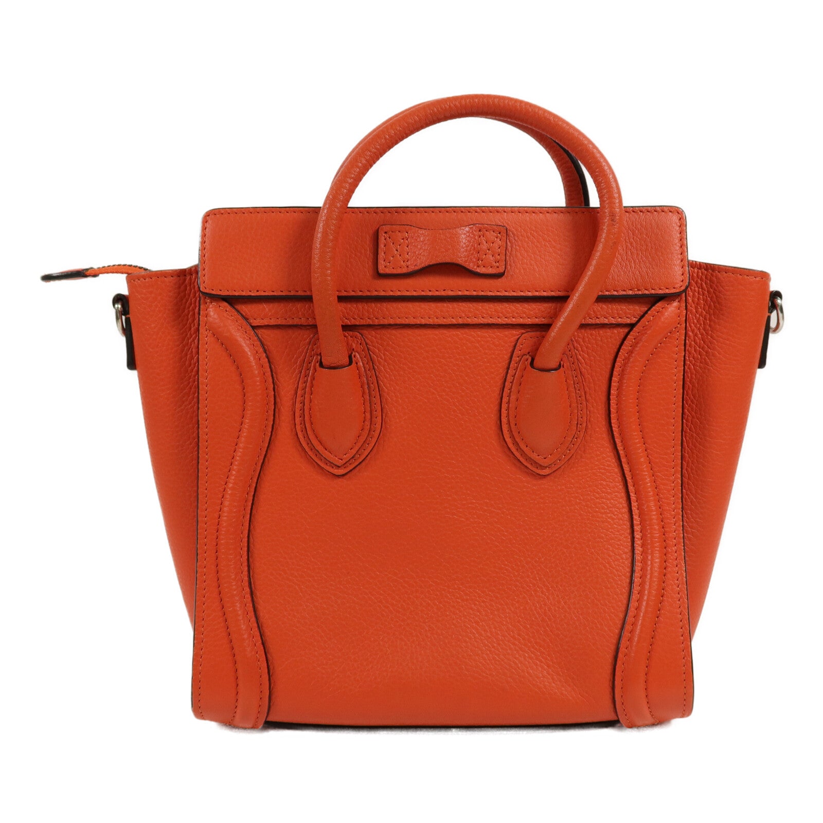 CELINE 牛皮皮革Nano Luggage手挽肩背兩用袋