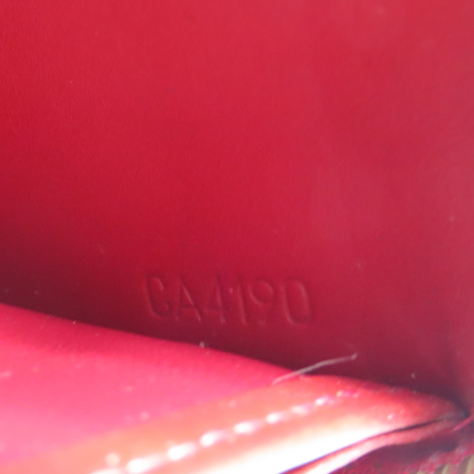 LOUIS VUITTON 【激減優惠】Monogram Vernis Zipper Long Wallet金扣長錢包紅色