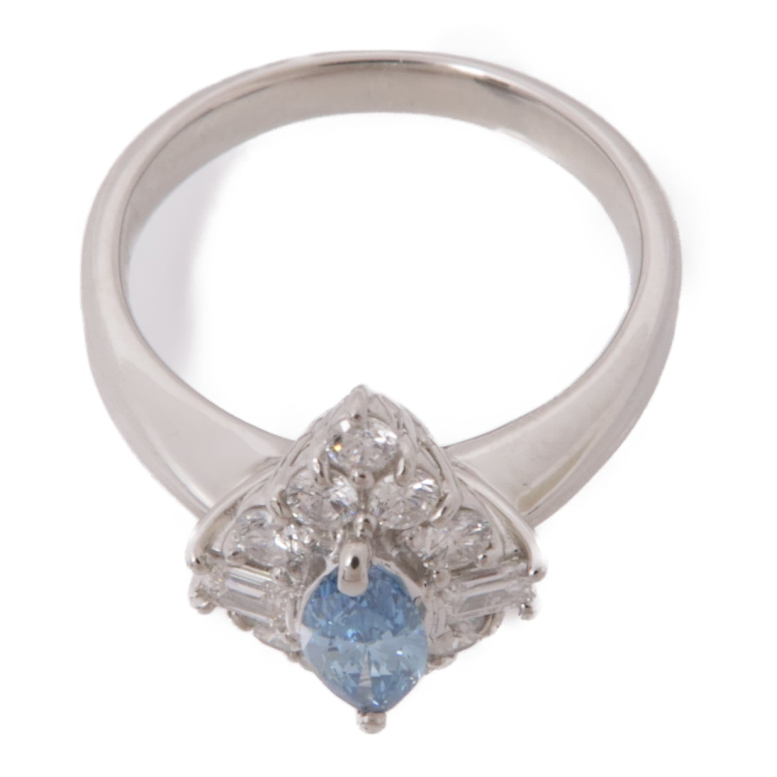 JEWELRY 【激減優惠】PT900鉑金Treat Diamond Ring鑽石戒指US#5.5