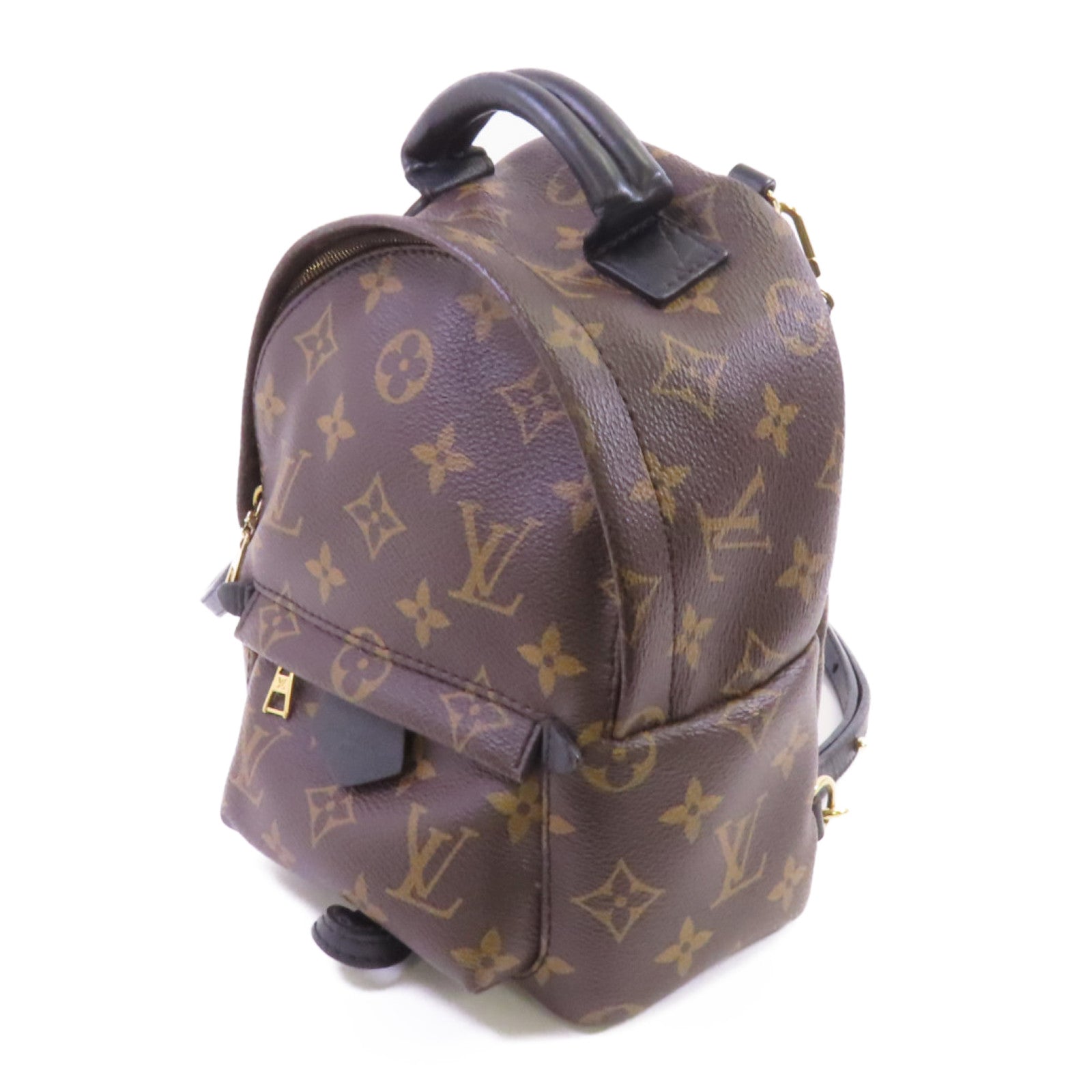 LOUIS VUITTON Monogram Palm Springs PM Backpack金扣背包