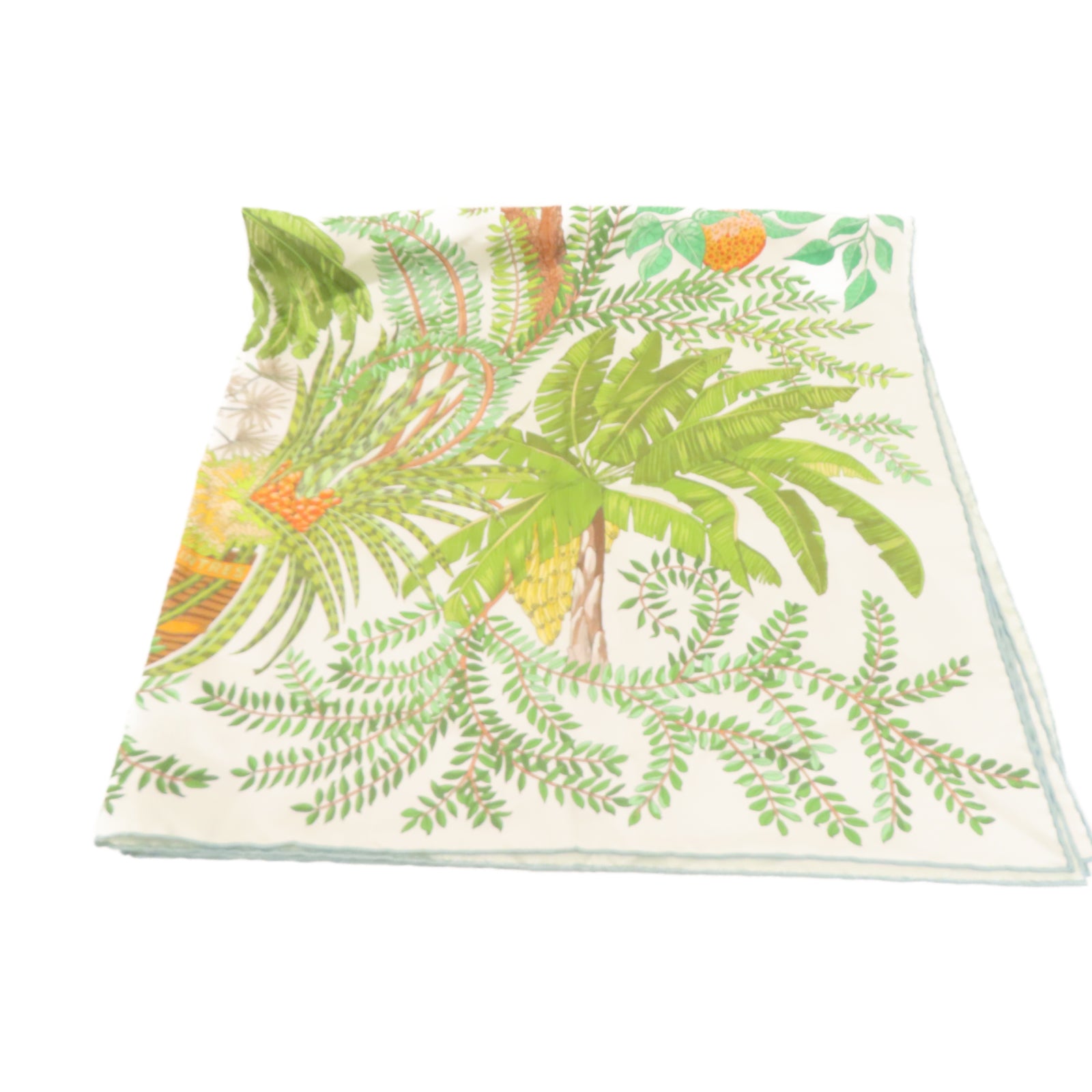 HERMES 【激減優惠】絲質Scarf 90X90絲巾綠色