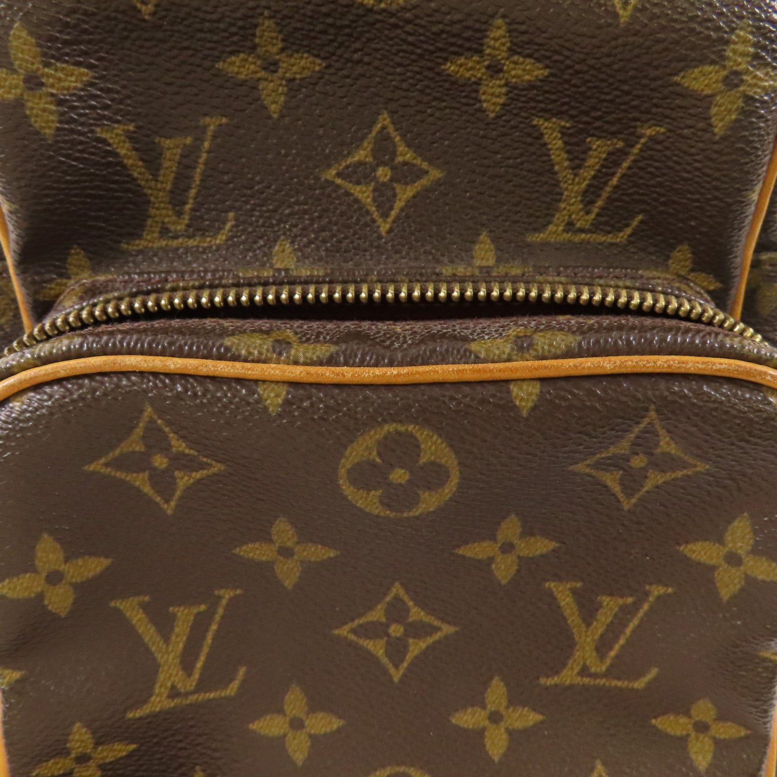 LOUIS VUITTON Monogram Amazon金扣肩背袋棕色