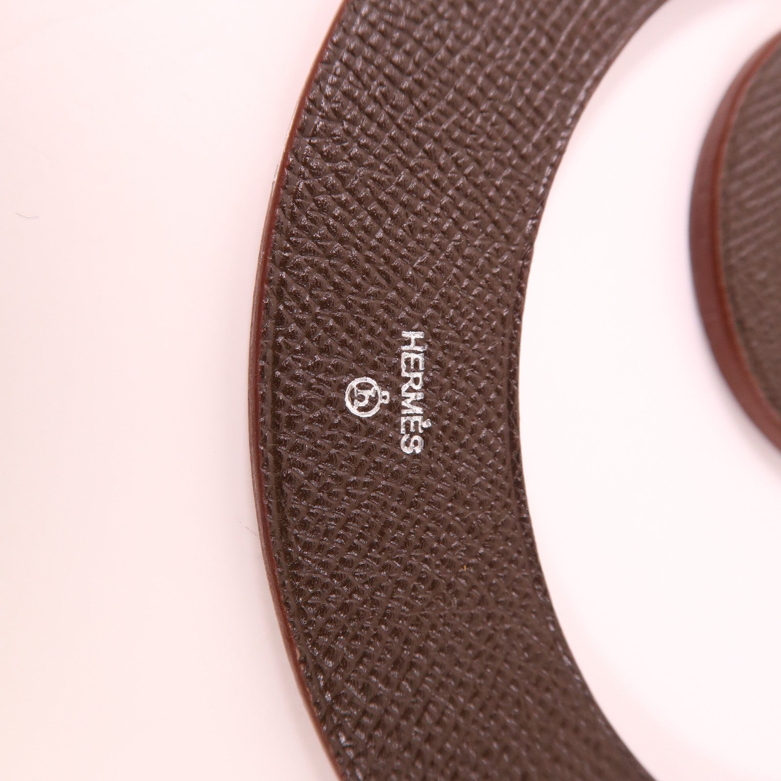 HERMES 牛皮皮革Home Decor金扣掛飾