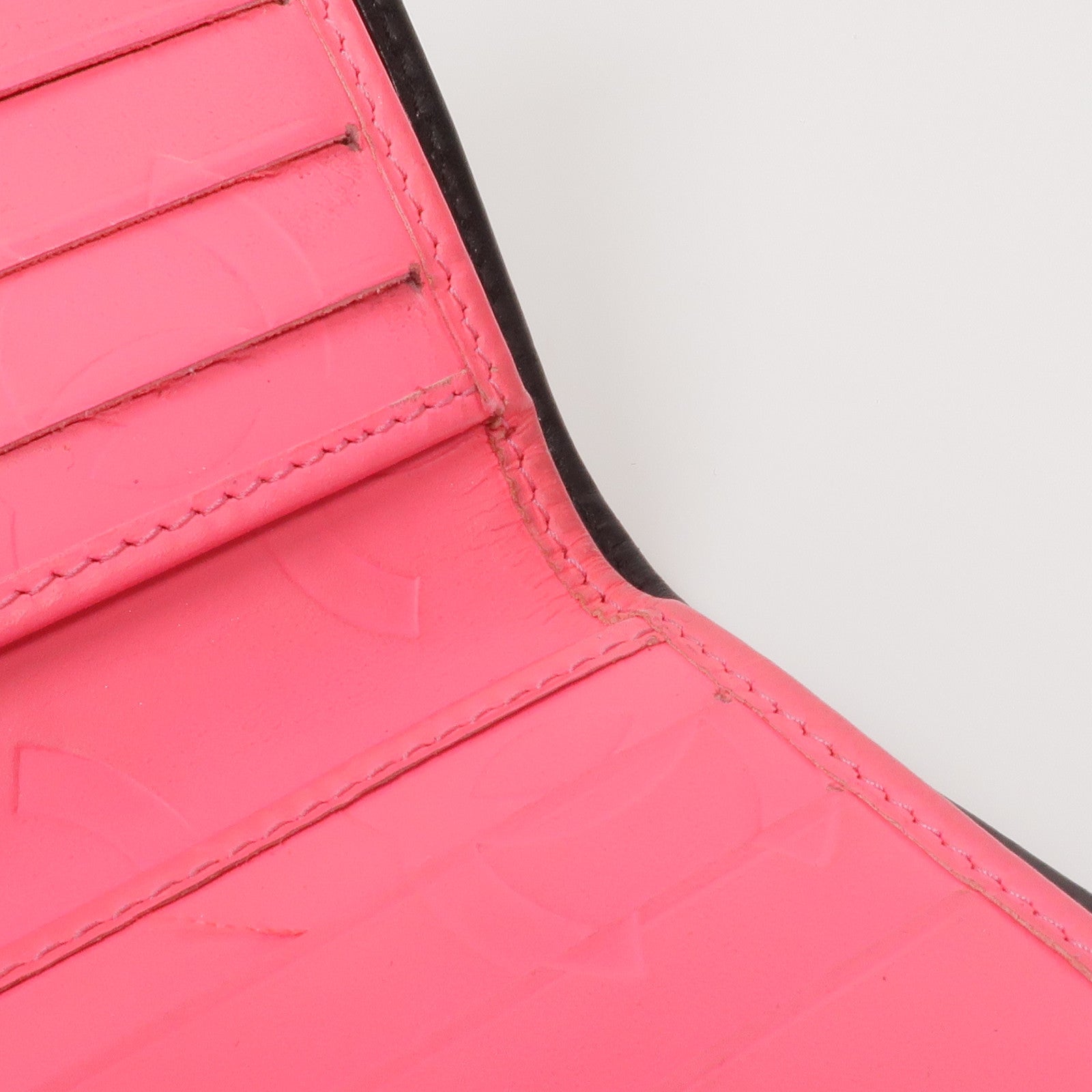 CHANEL 牛皮皮革Cambon Wallet銀扣錢包