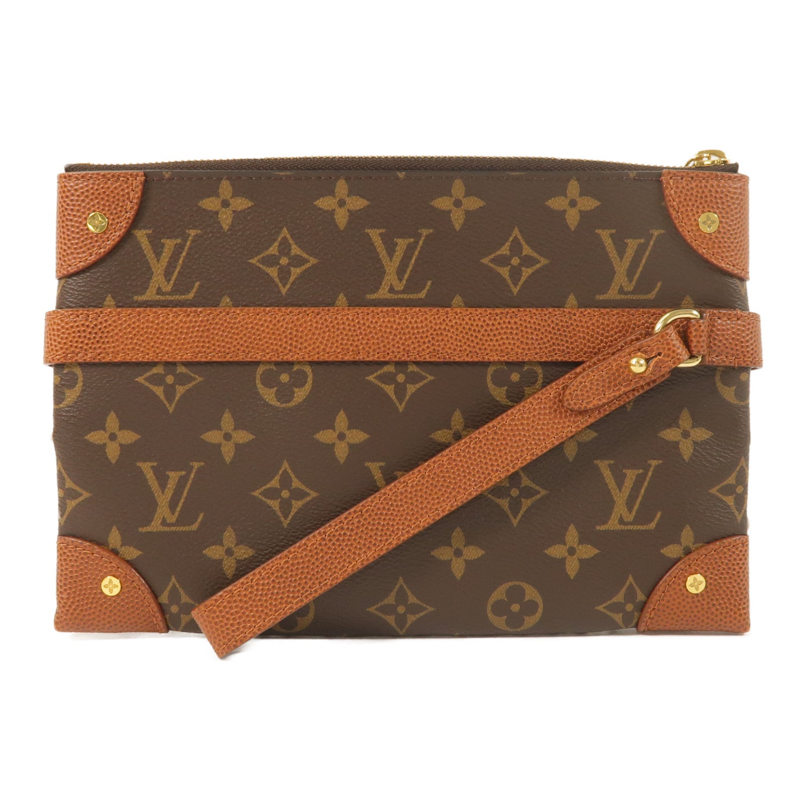 LOUIS VUITTON Monogram NBA Net Flat Pouch金扣手拿包