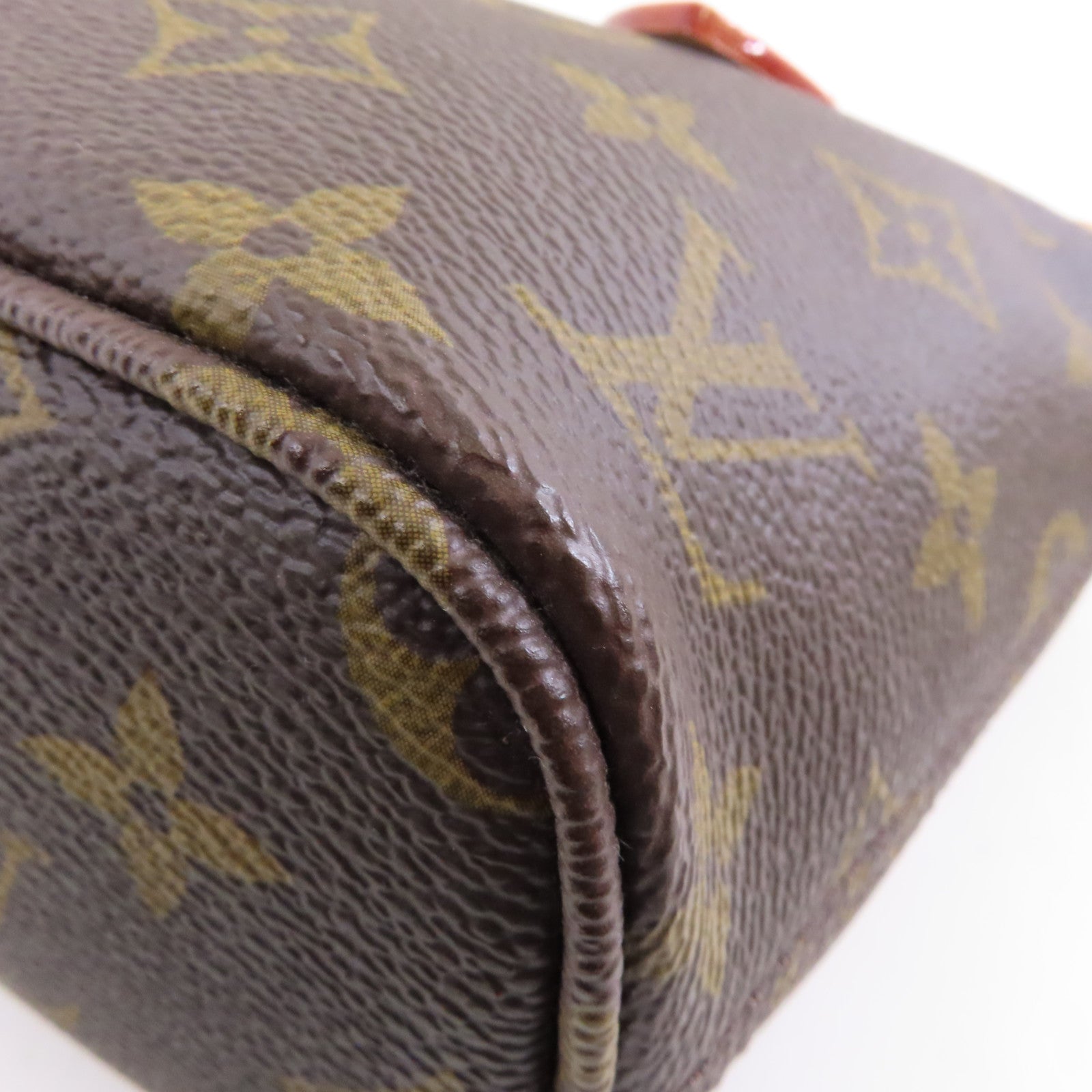 LOUIS VUITTON Monogram Neverfull BB金扣手挽肩背兩用袋棕色