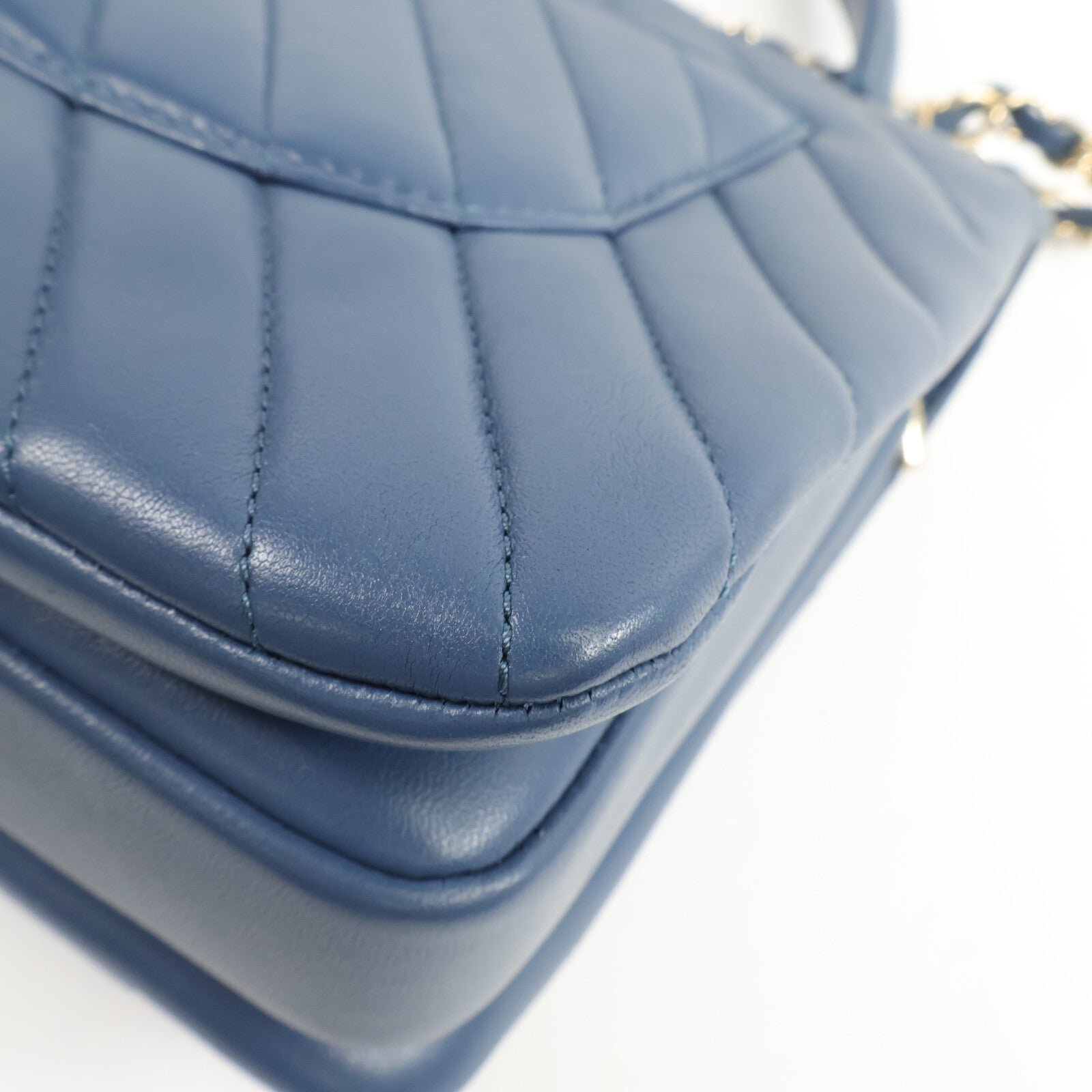 CHANEL 羊皮皮革2 Way Shoulder Bag鏈帶手挽肩背兩用袋