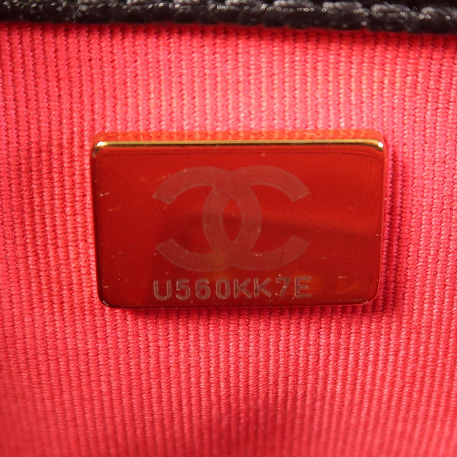 CHANEL 菱格牛皮皮革Chain Shoulder Bag金扣鏈帶肩背袋黑色