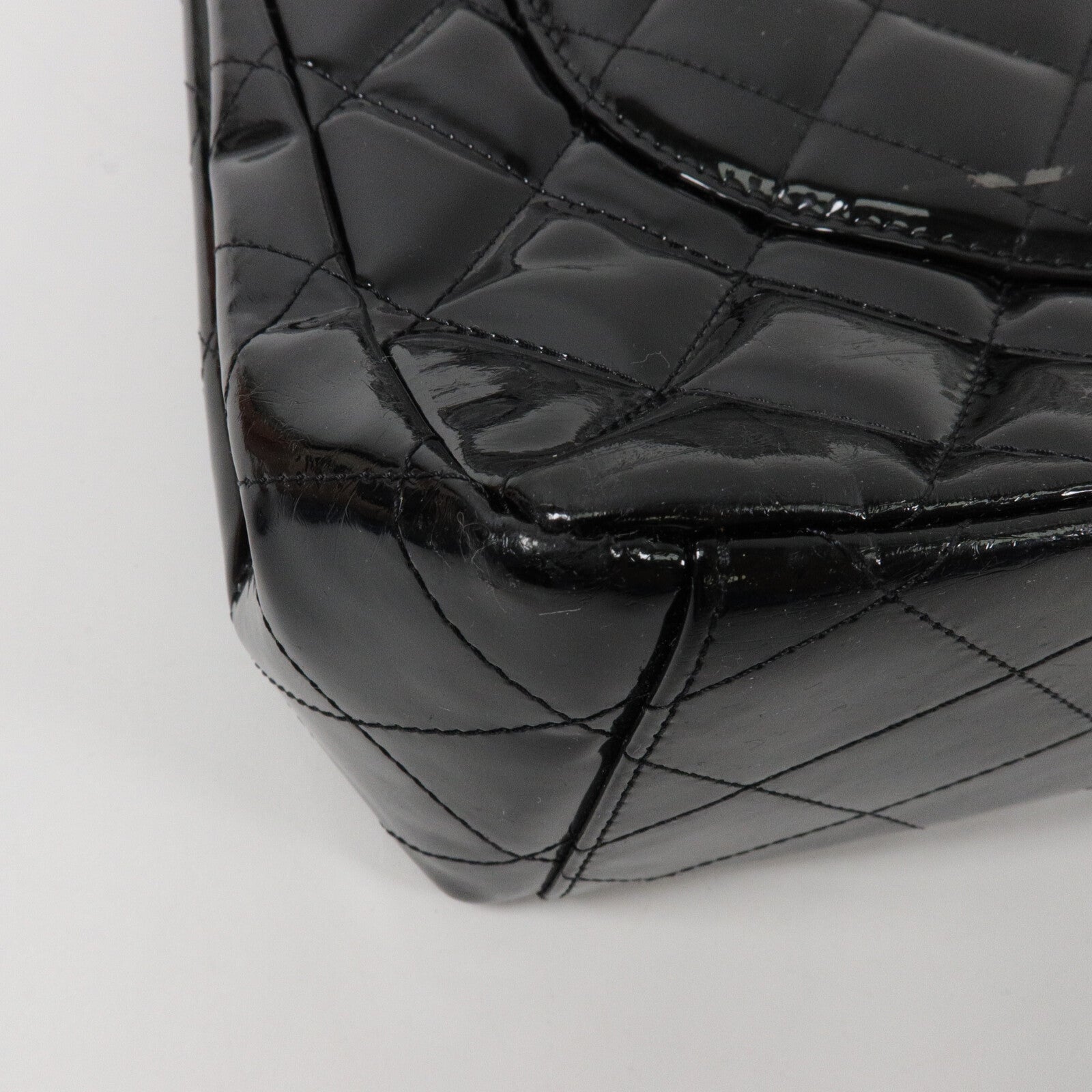 CHANEL 漆皮皮革Chain Shoulder鏈帶肩背袋