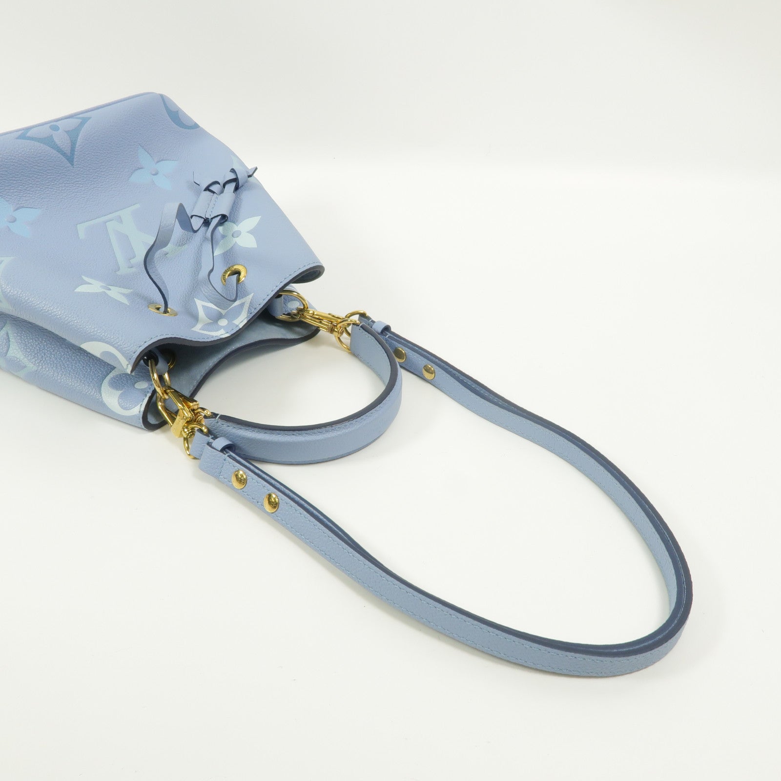 LOUIS VUITTON Monogram Empreinte Neonoe BB手挽肩背兩用袋