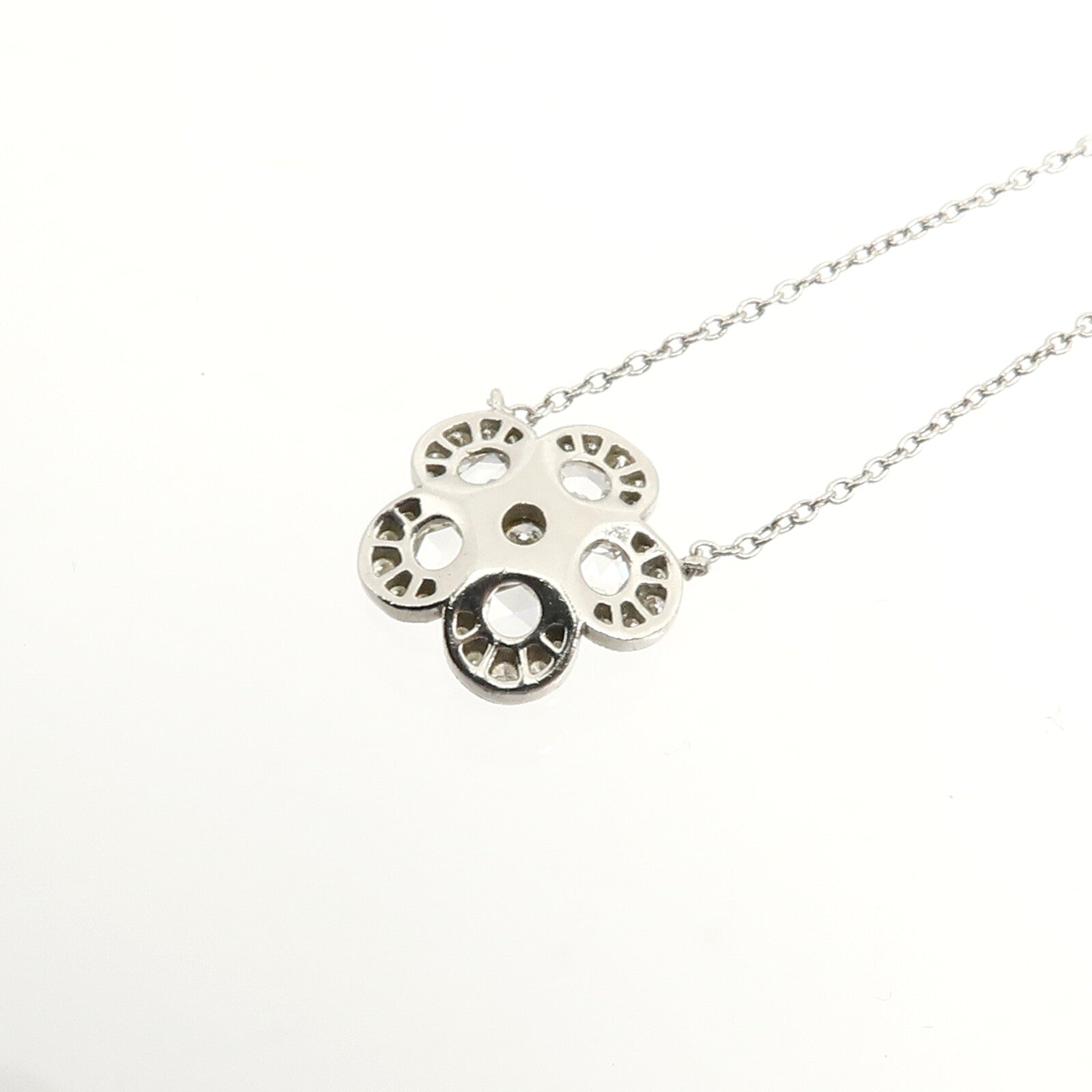 TIFFANY＆CO PT950鉑金Garden Flower Necklace鑽石項鍊