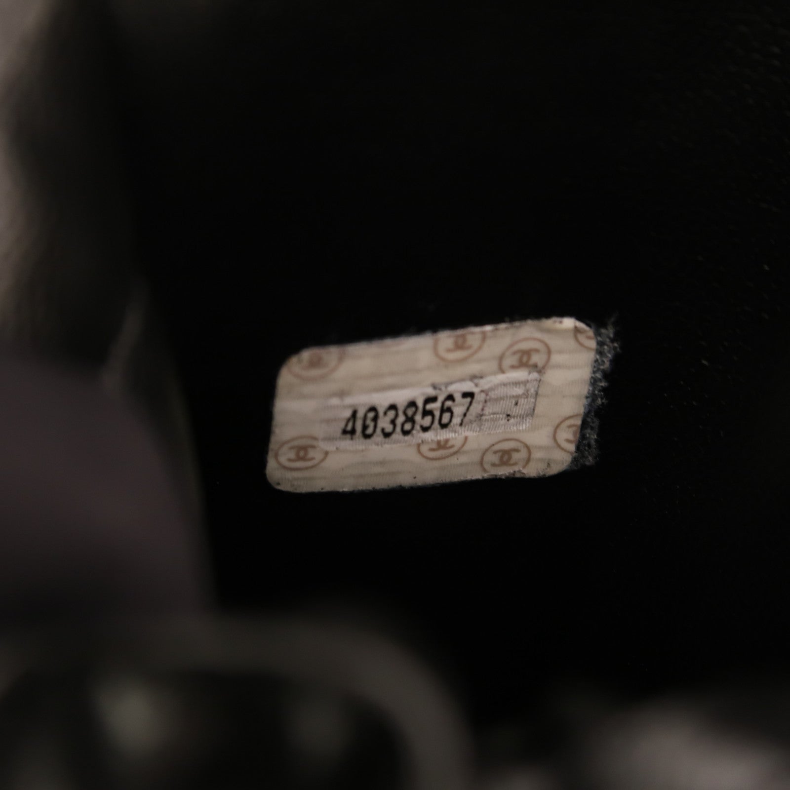 CHANEL 【激減優惠】羊皮皮革Vintage Vanity Case金扣手挽袋