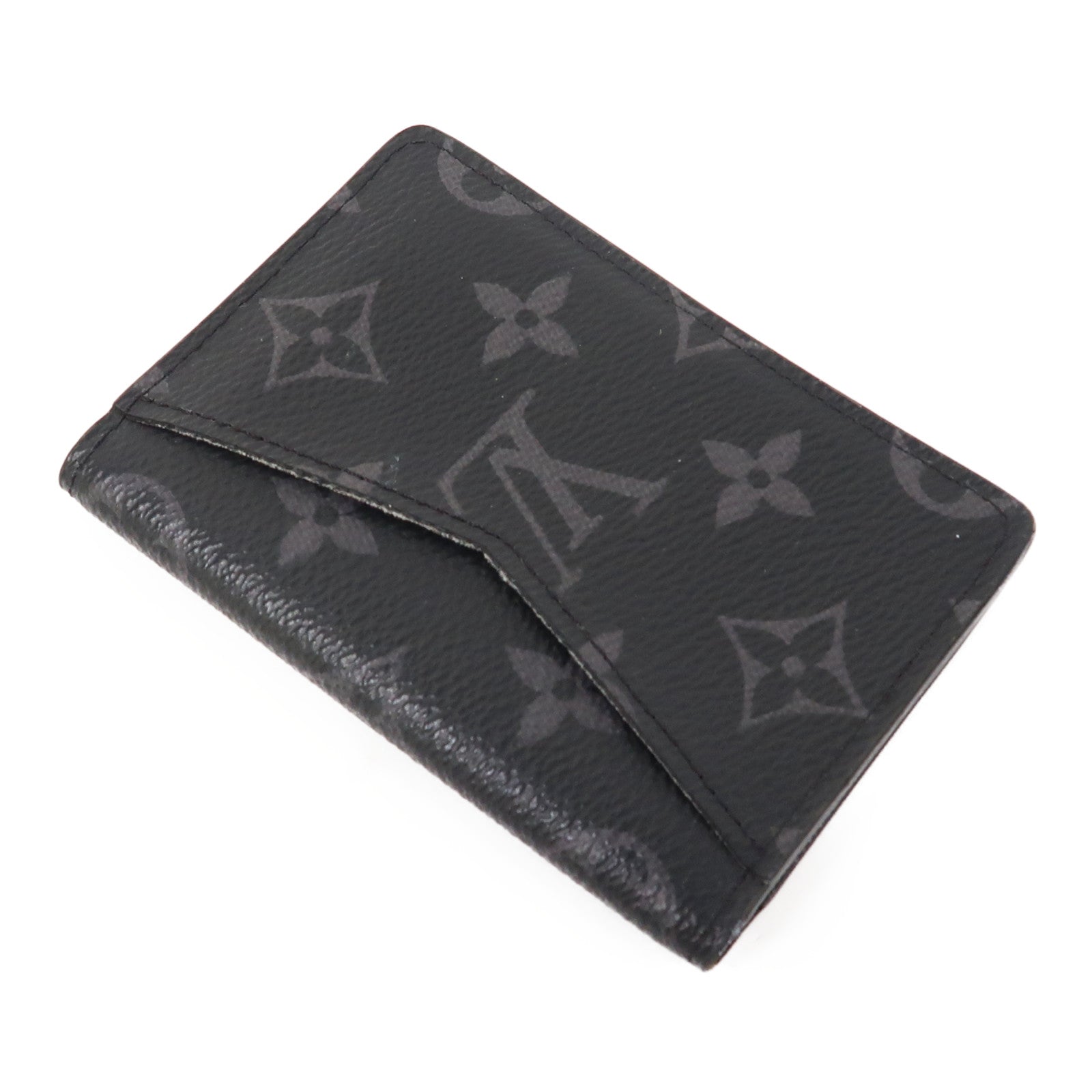 LOUIS VUITTON Monogram Eclipse Card Holder卡片套黑色
