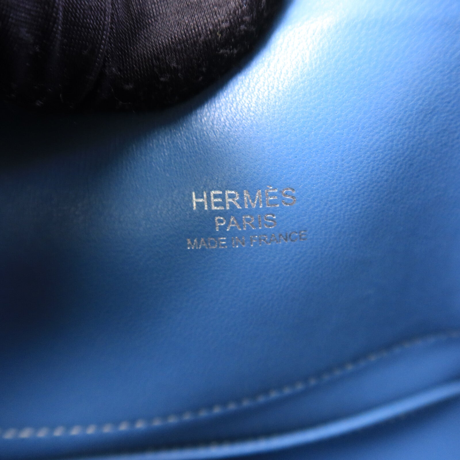 HERMES Epsom皮革Bolide 27手挽肩背兩用袋Blue Jean