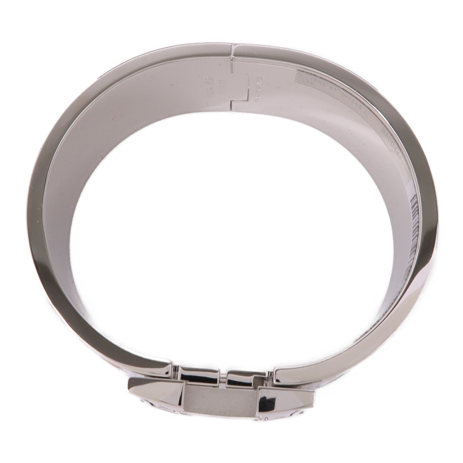 HERMES PHW Clic Clac H Bracelet Metal Enamel Multicolor