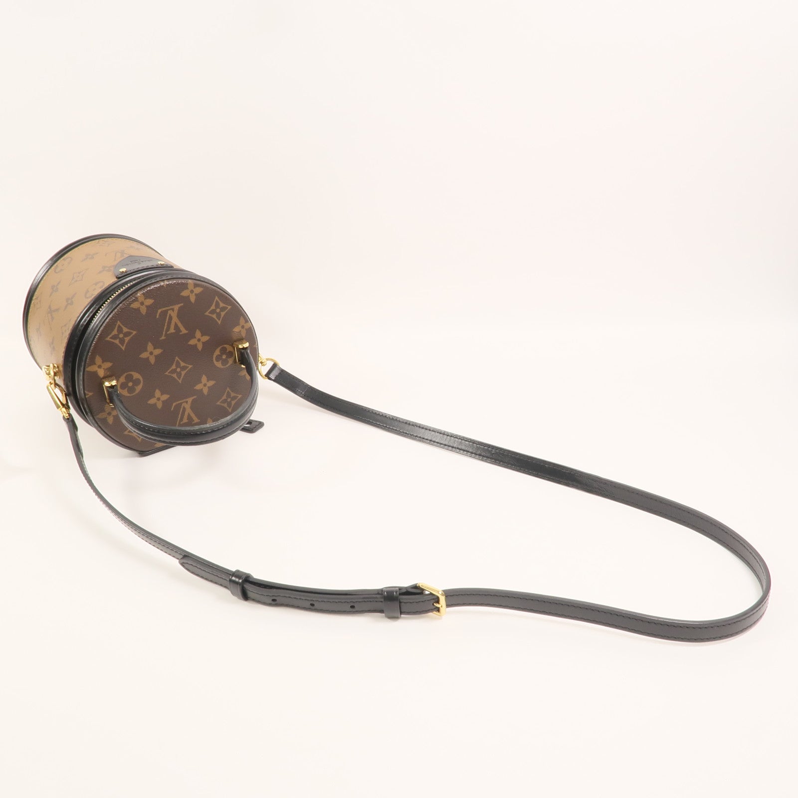 LOUIS VUITTON Monogram Reverse Cannes手挽肩背兩用袋