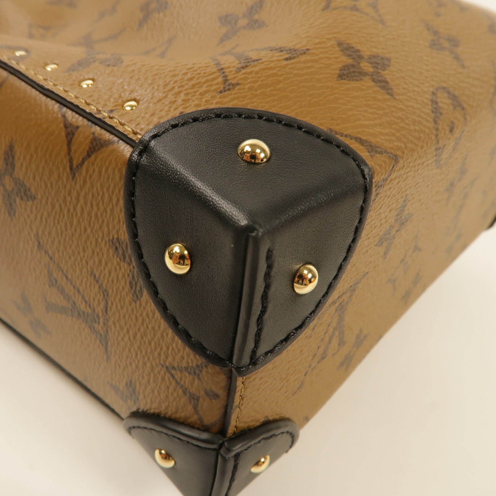 LOUIS VUITTON Monogram Reverse Noe Trunk PM手挽肩背兩用袋