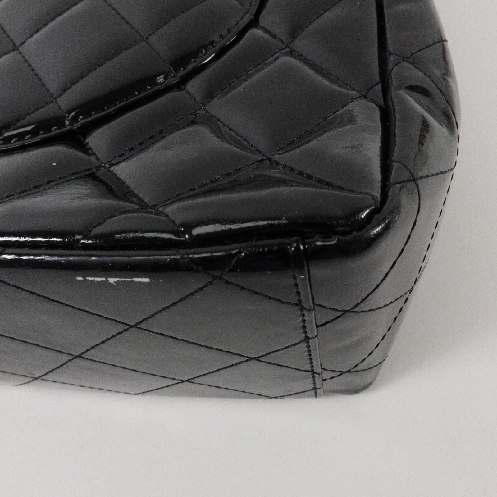 CHANEL 漆皮皮革Chain Shoulder鏈帶肩背袋