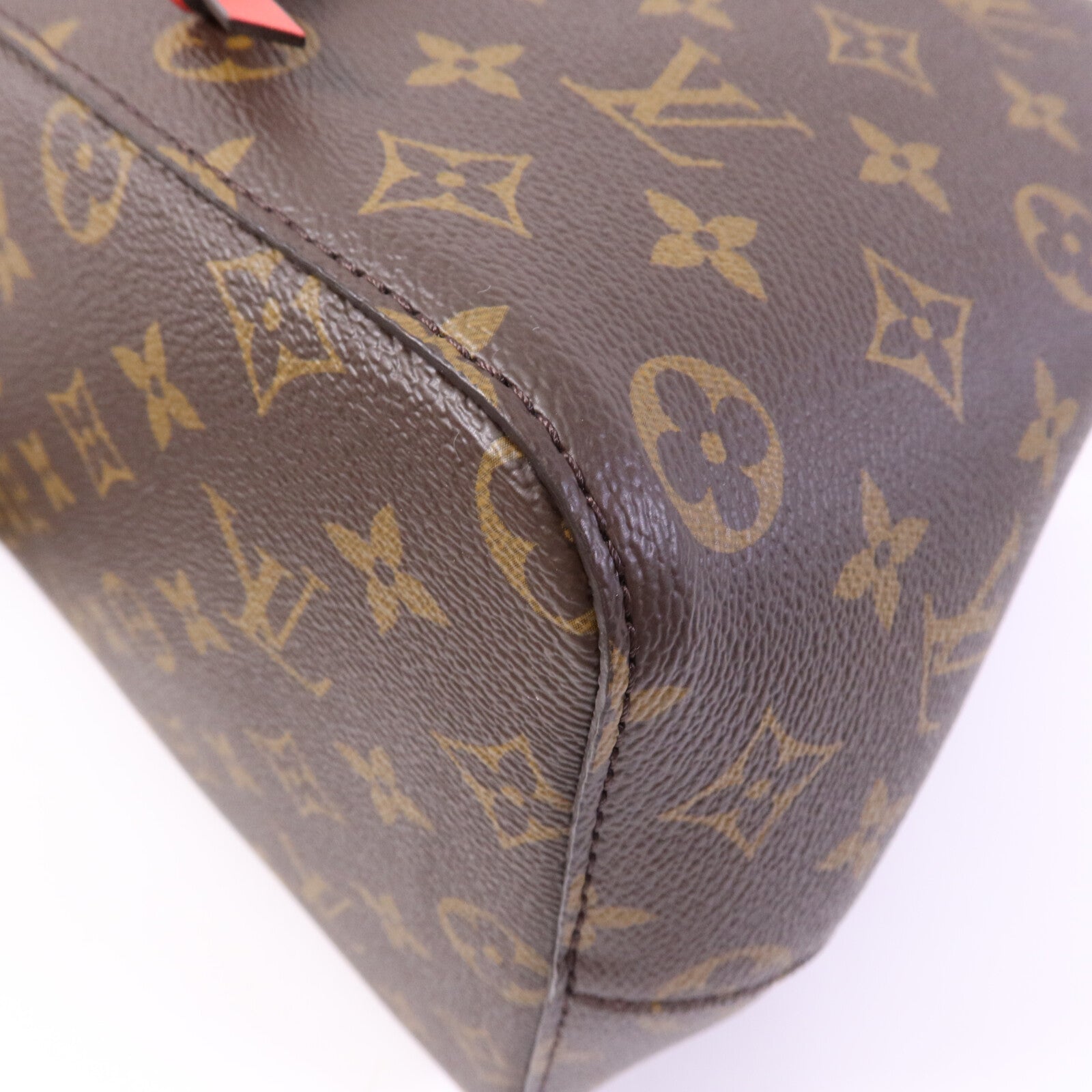 LOUIS VUITTON Monogram Neo Noe Bucket Bag金扣肩背袋Coquelicot