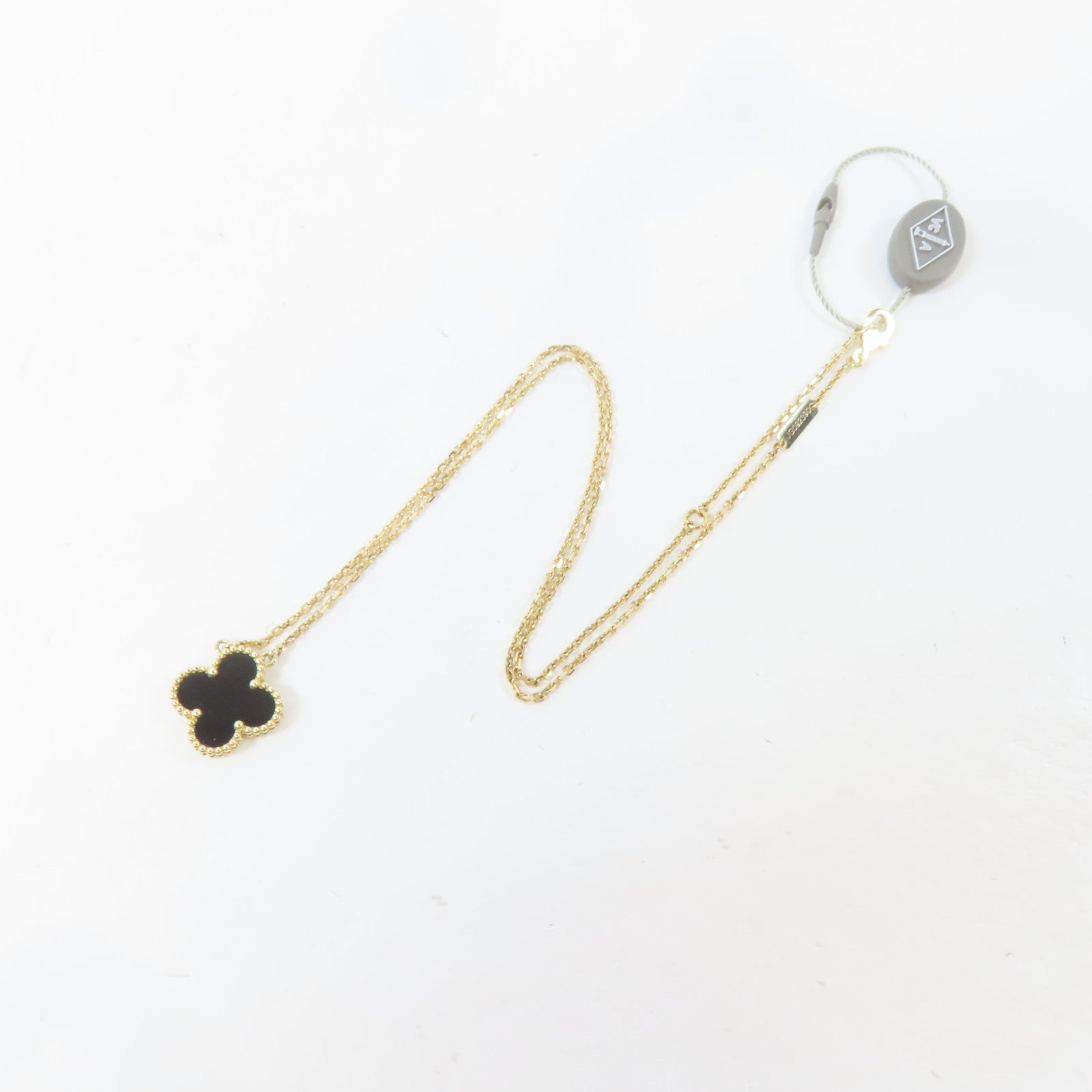Van Cleef & Arpels 18K黃金Vintage Alhambra項鍊#42cm