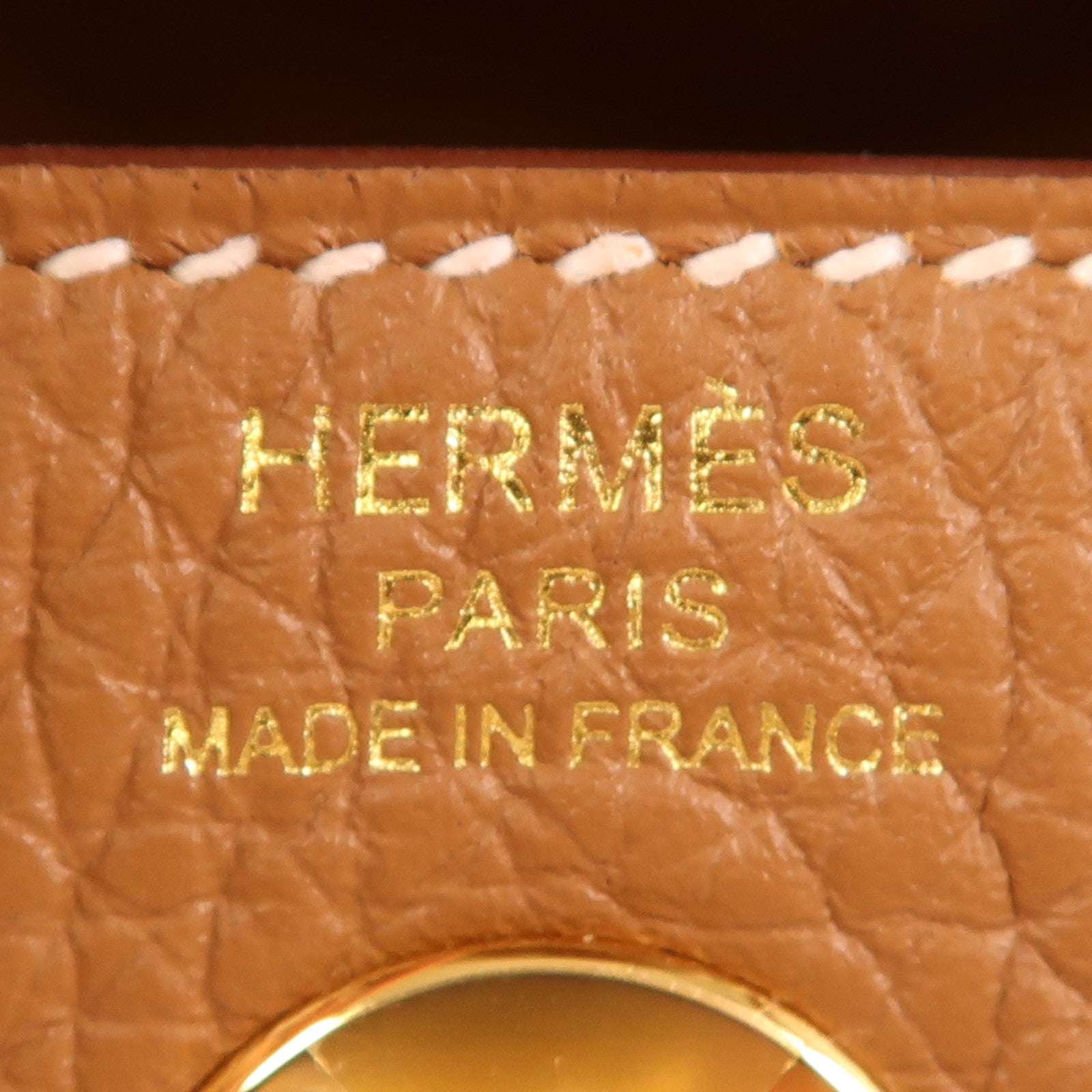 HERMES Clemence皮革Mini Lindy金扣手挽肩背兩用袋