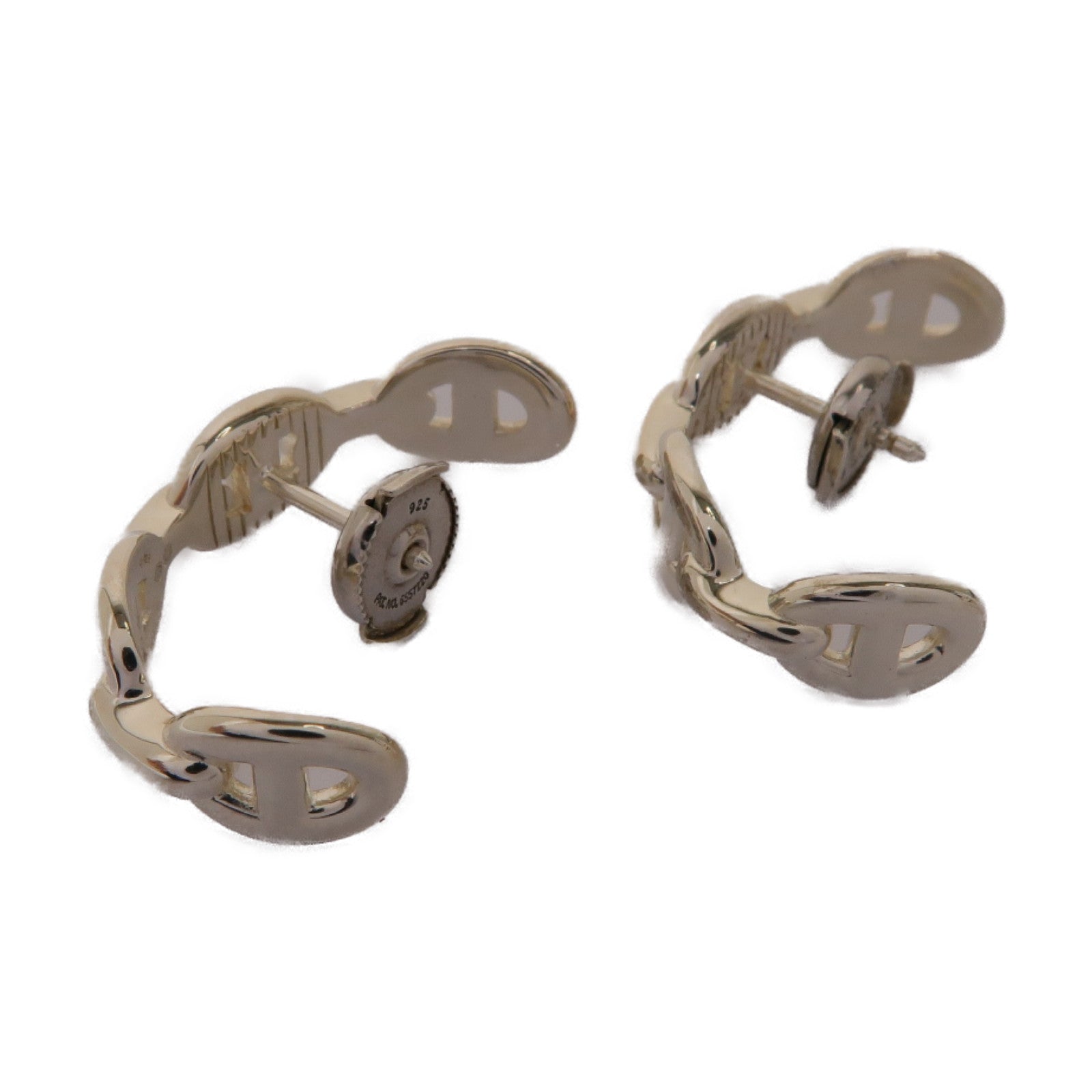 HERMES 925純銀Enchainee Earrings耳環