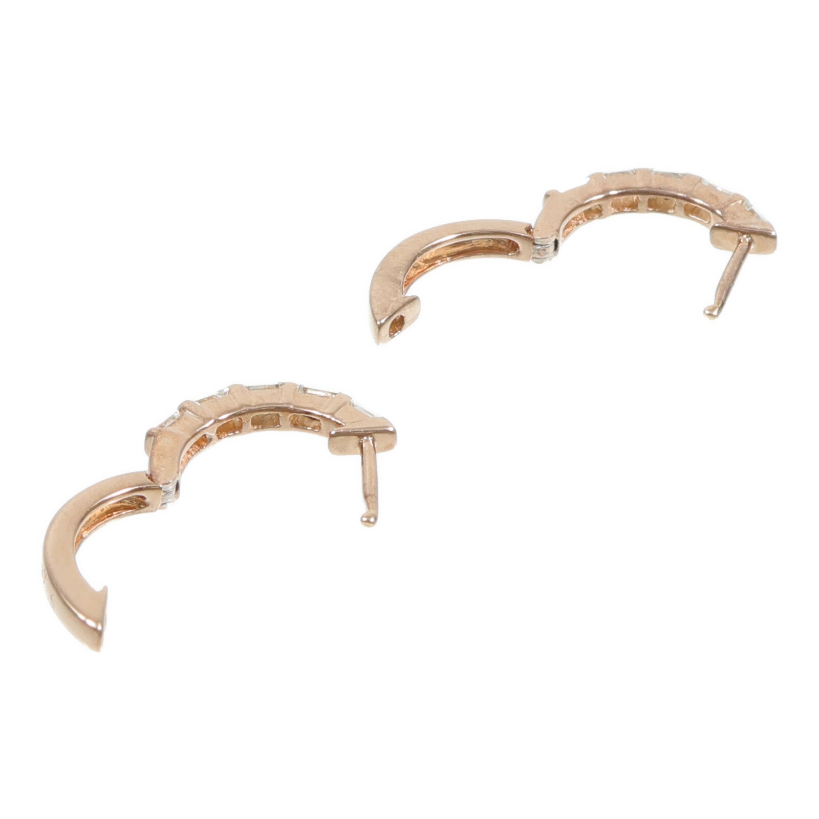 JEWELRY 18K玫瑰金Diamond Earrings鑽石耳環