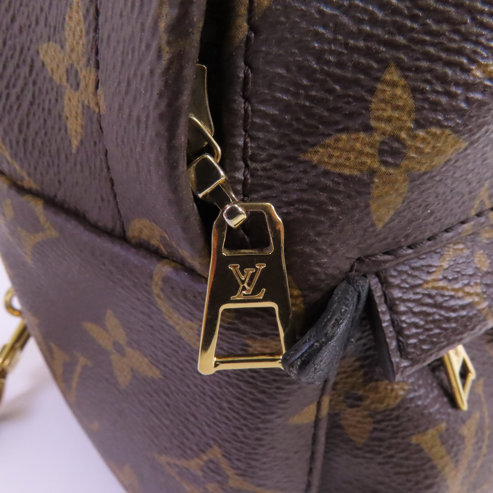 LOUIS VUITTON Monogram Palm Springs PM Backpack金扣背包