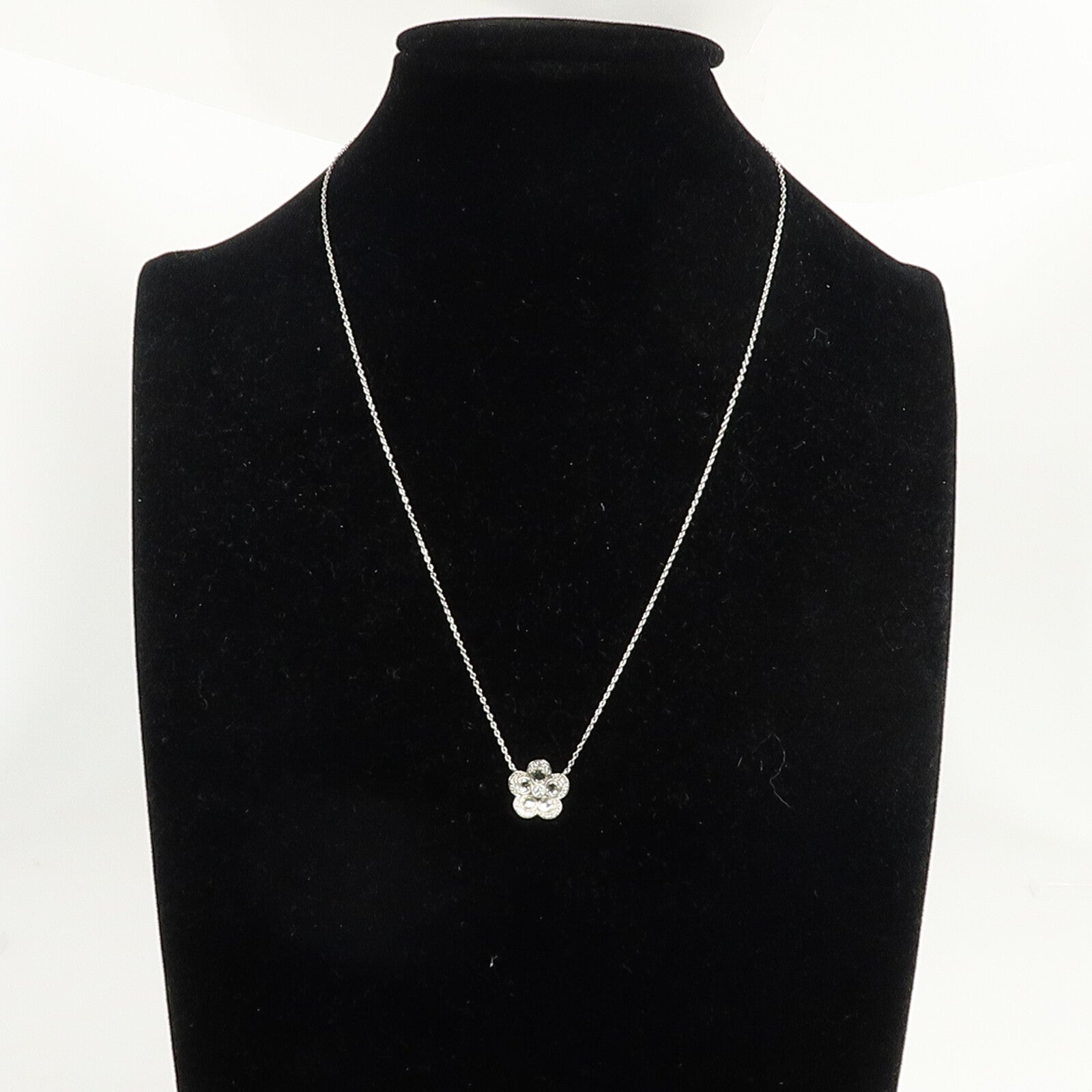 TIFFANY＆CO PT950鉑金Garden Flower Necklace鑽石項鍊
