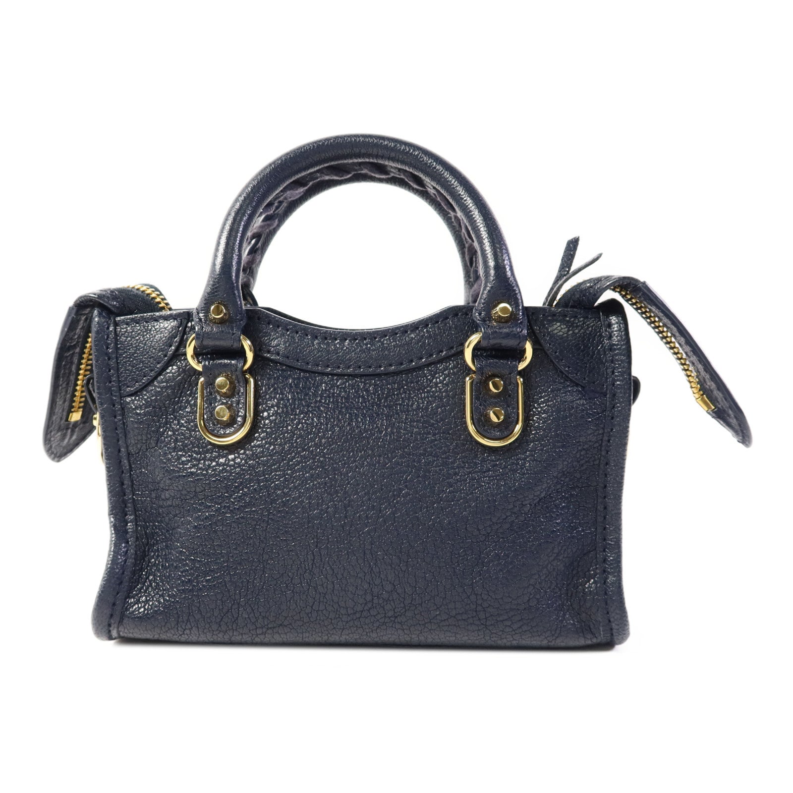 BALENCIAGA 牛皮皮革Nano City金扣手挽肩背兩用袋