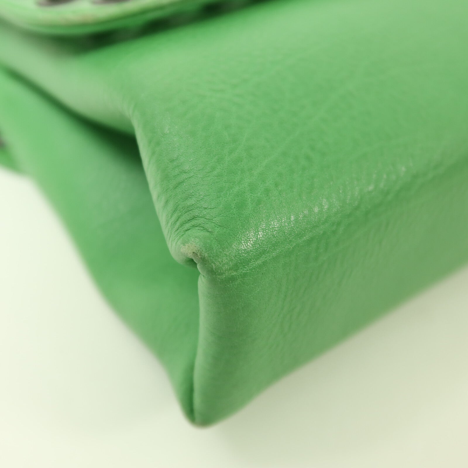 BOTTEGA VENETA 牛皮皮革Shoulder Bag銀扣手挽袋