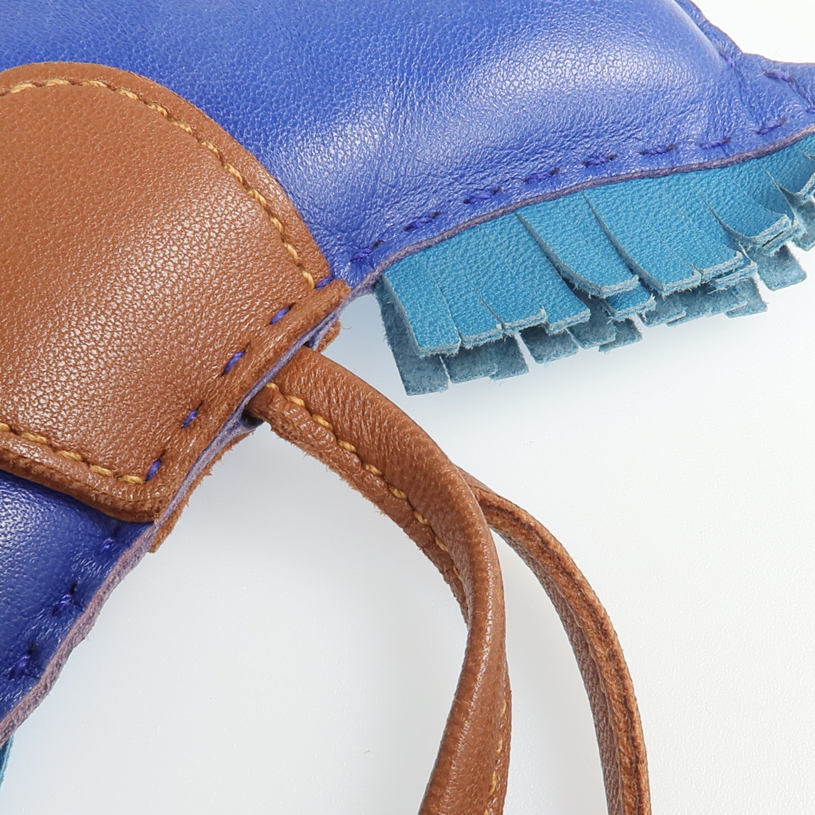 HERMES Milo皮革Rodeo MM掛飾