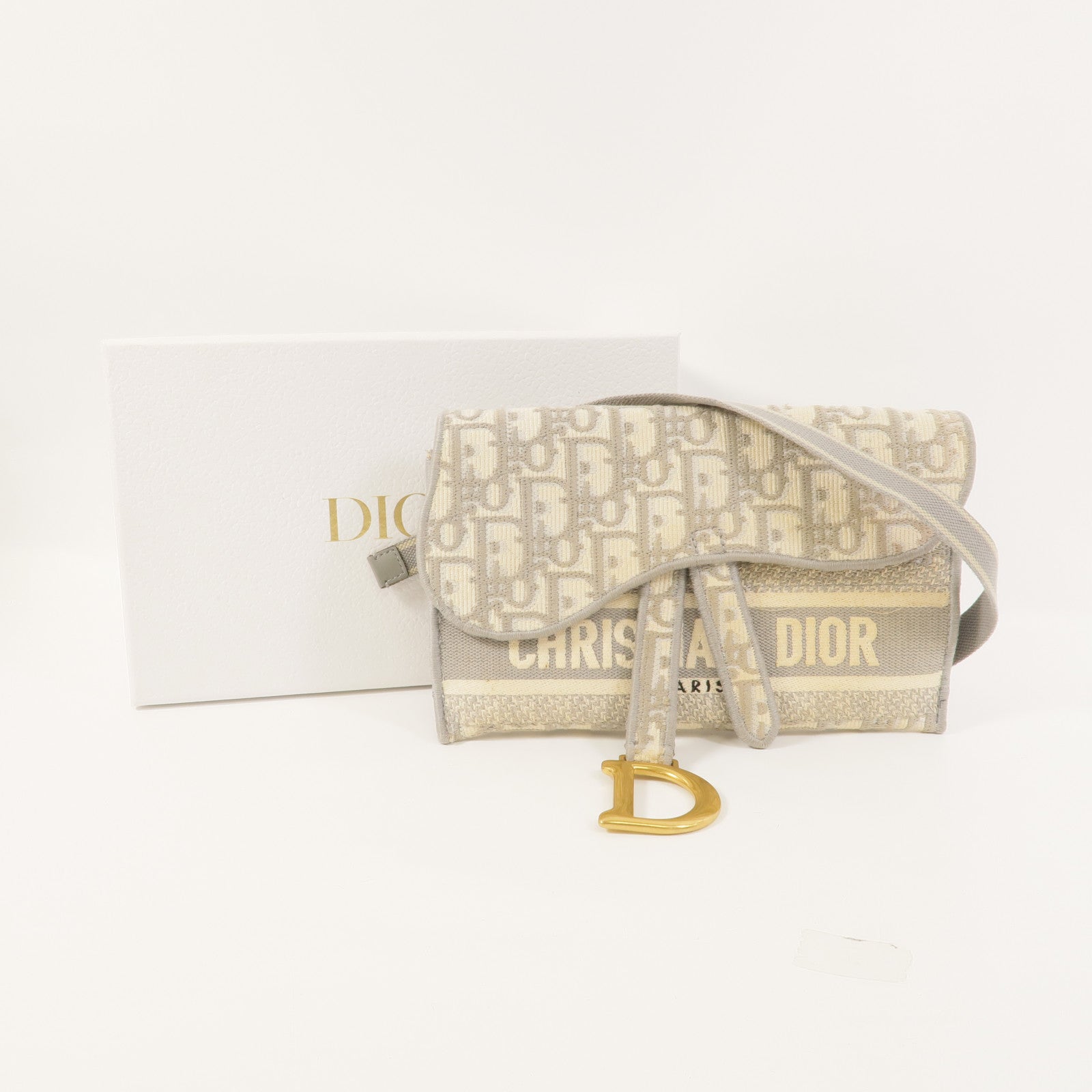 Dior 帆布Saddle Slim Pouch肩背袋